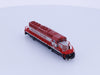 Kato 176-4814 N SD40-2 Early Diesel Locomotive Wisconsin and Southern (WSOR) 4004 Analog DC (#1)