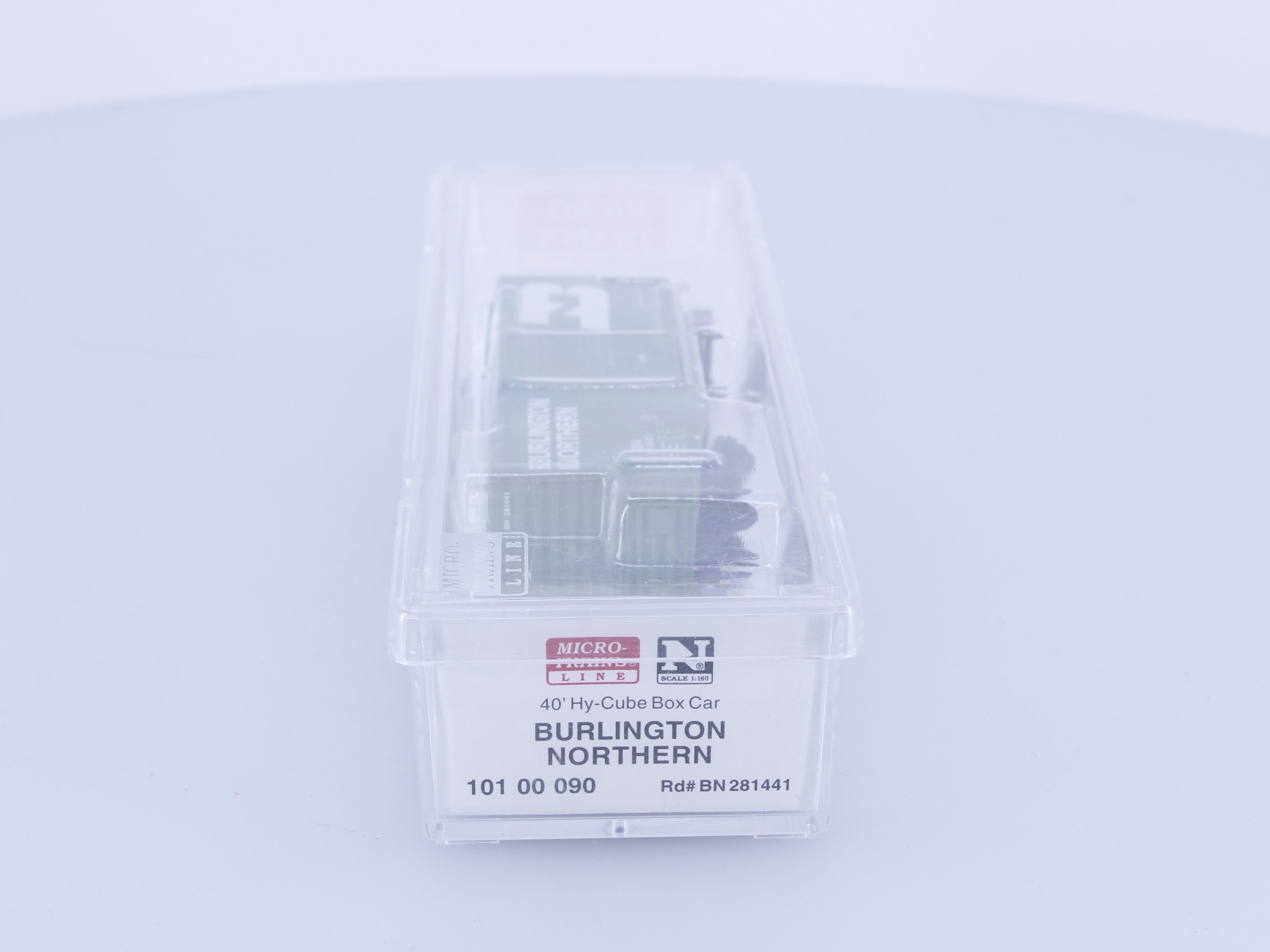 Micro Trains 10100090 N Boxcar, 40', Hi-Cube Burlington Northern (BN) 281441 (#2)