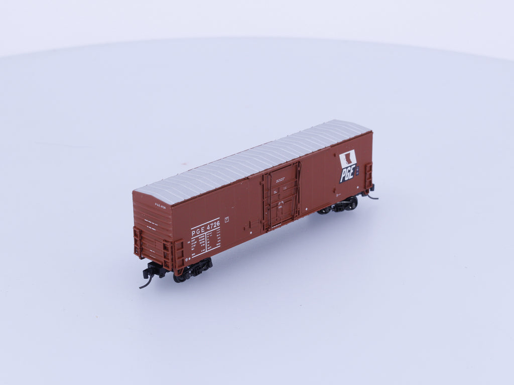 Trueline Trains TLT600074 N 50' Map Scheme Box Car Pacific Great Eastern (PGE) 4689