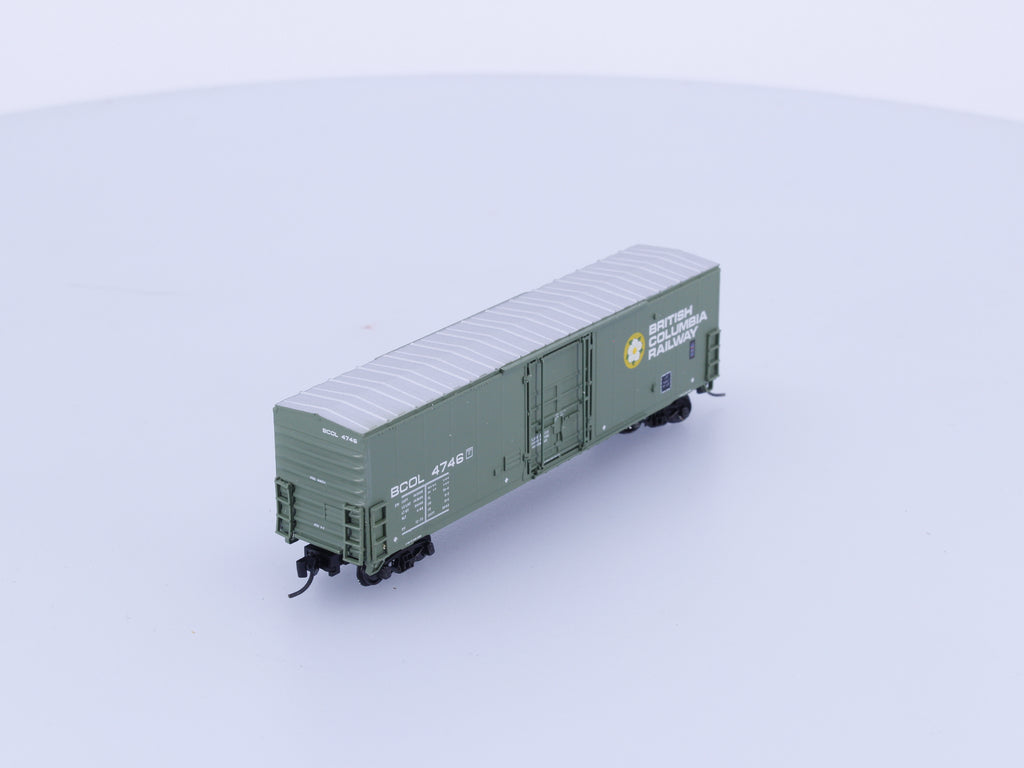 Trueline Trains TLT600088 N 50' Newsprint Car BC Rail (BCOL) 4746