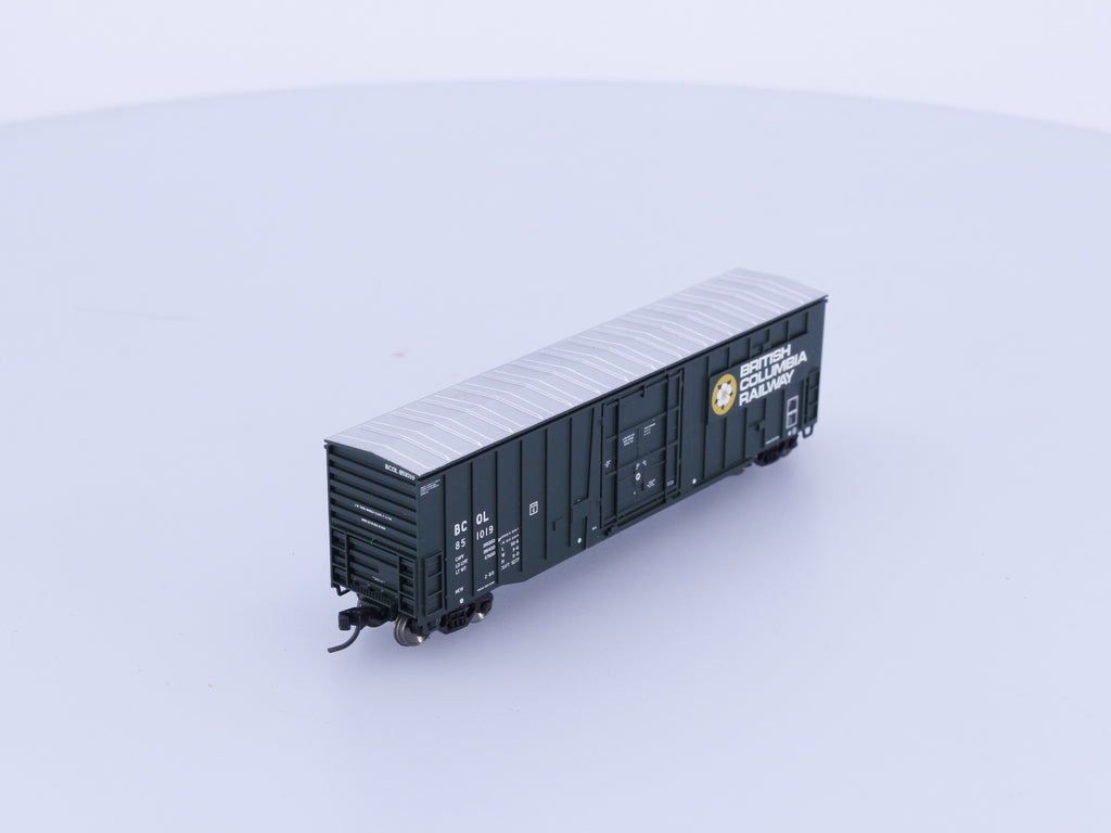 Atlas 50002143 N NSC 5277 PD Box Car BC Rail (BCOL) 851019