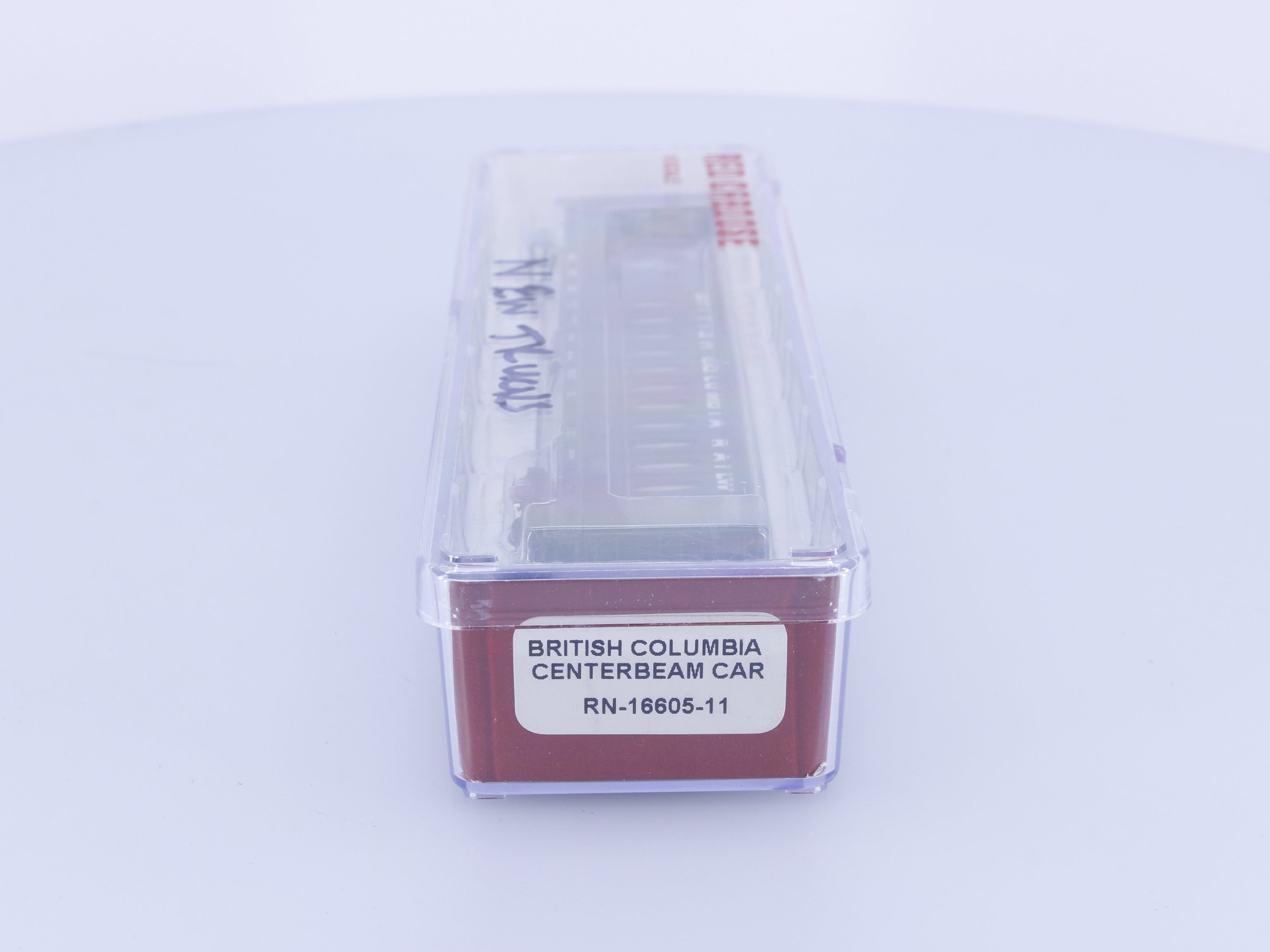Red Caboose RN-16605-11 N Centerbeam Flat Car BC Rail (BCOL) 871214