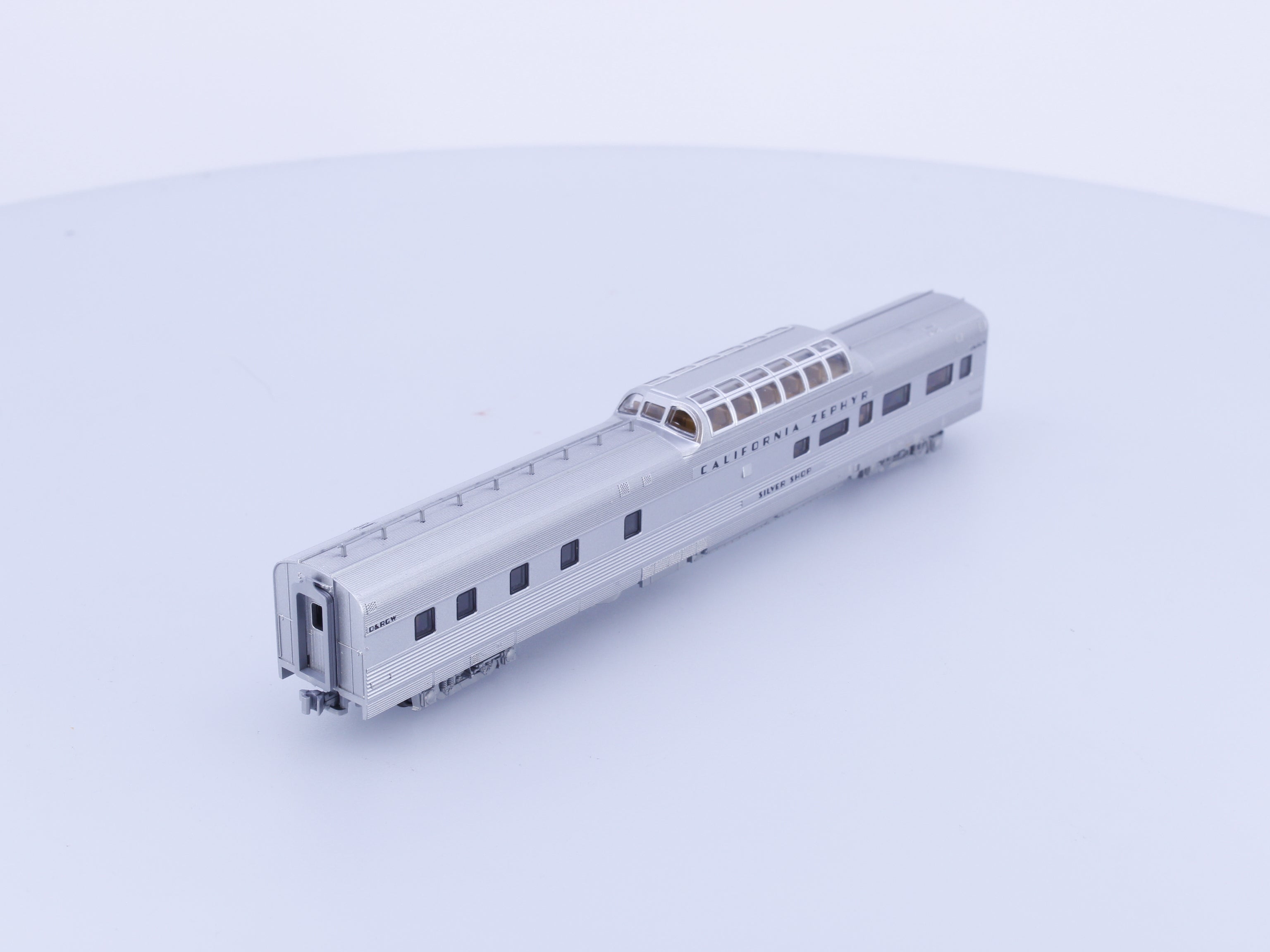 Kato CZDC N Dome Passenger Car California Zephyr Denver and Rio Grande Western (DRGW) Silver Shop