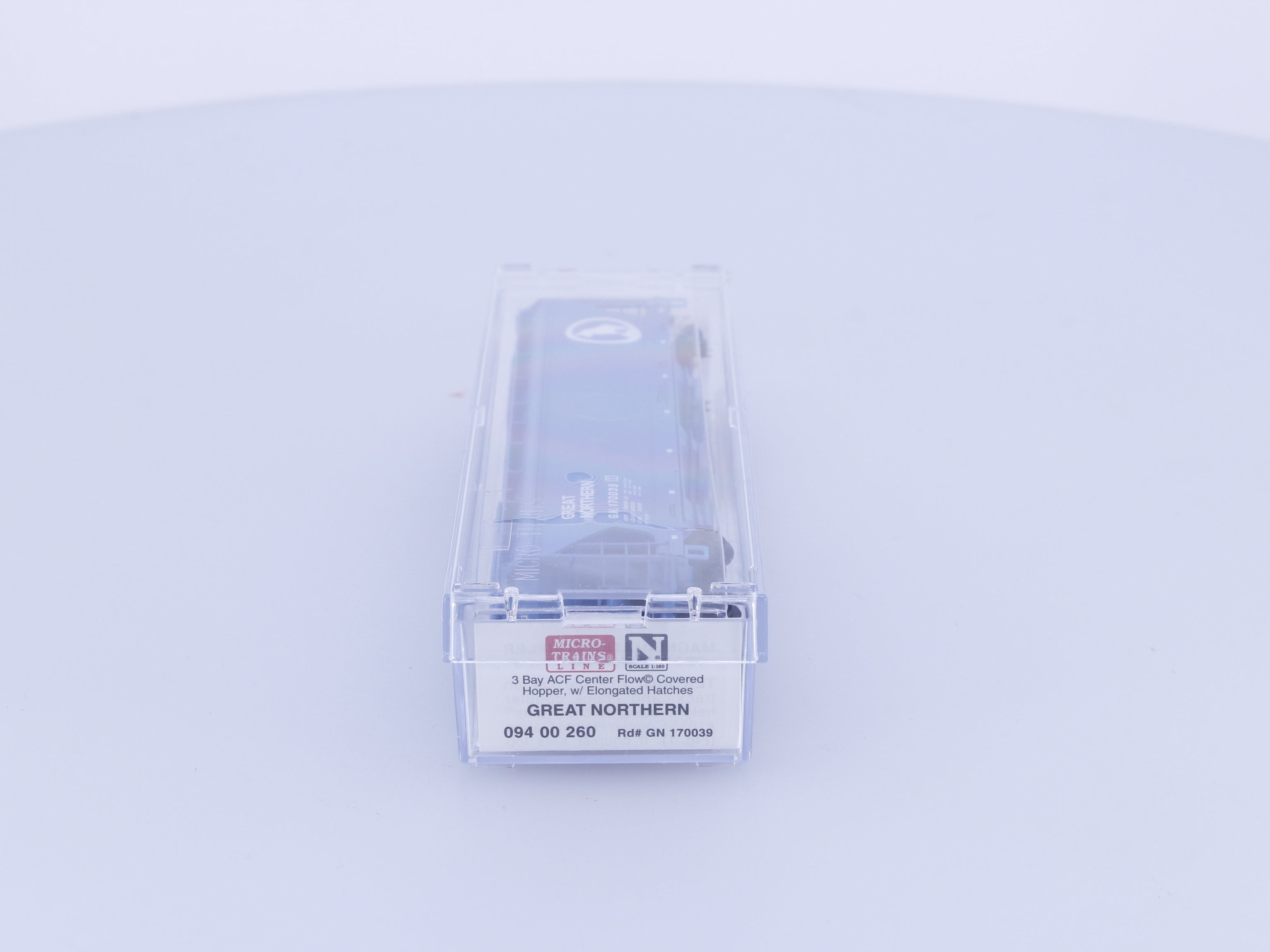 Micro Trains 09400260 N Covered Hopper, 3-Bay, ACF 4650 Great Northern (GN) 170039