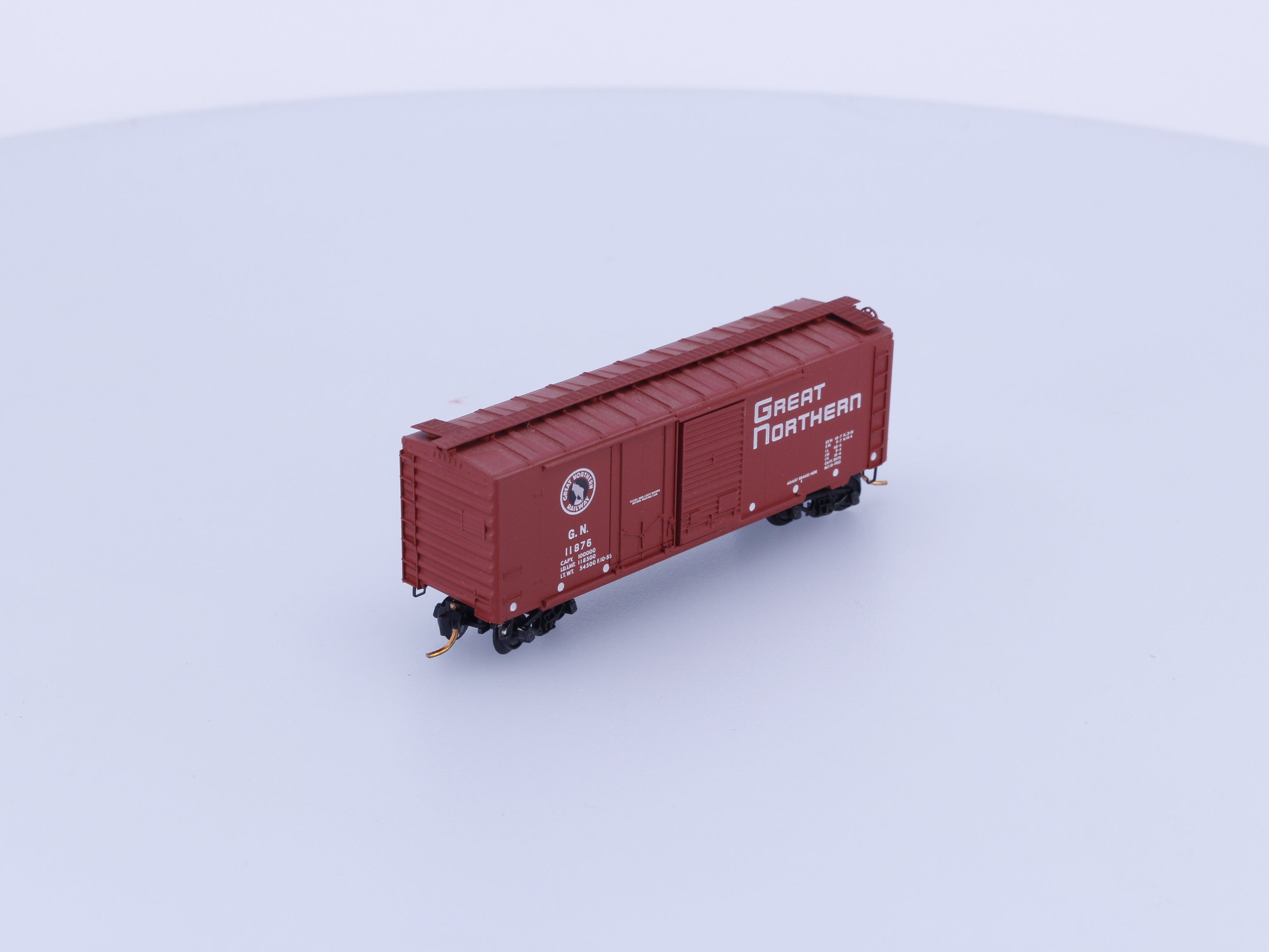 Micro Trains 22021 N 40' Standard Box Car Plug & Sliding Door Great Northern (GN) 11876 (#2)