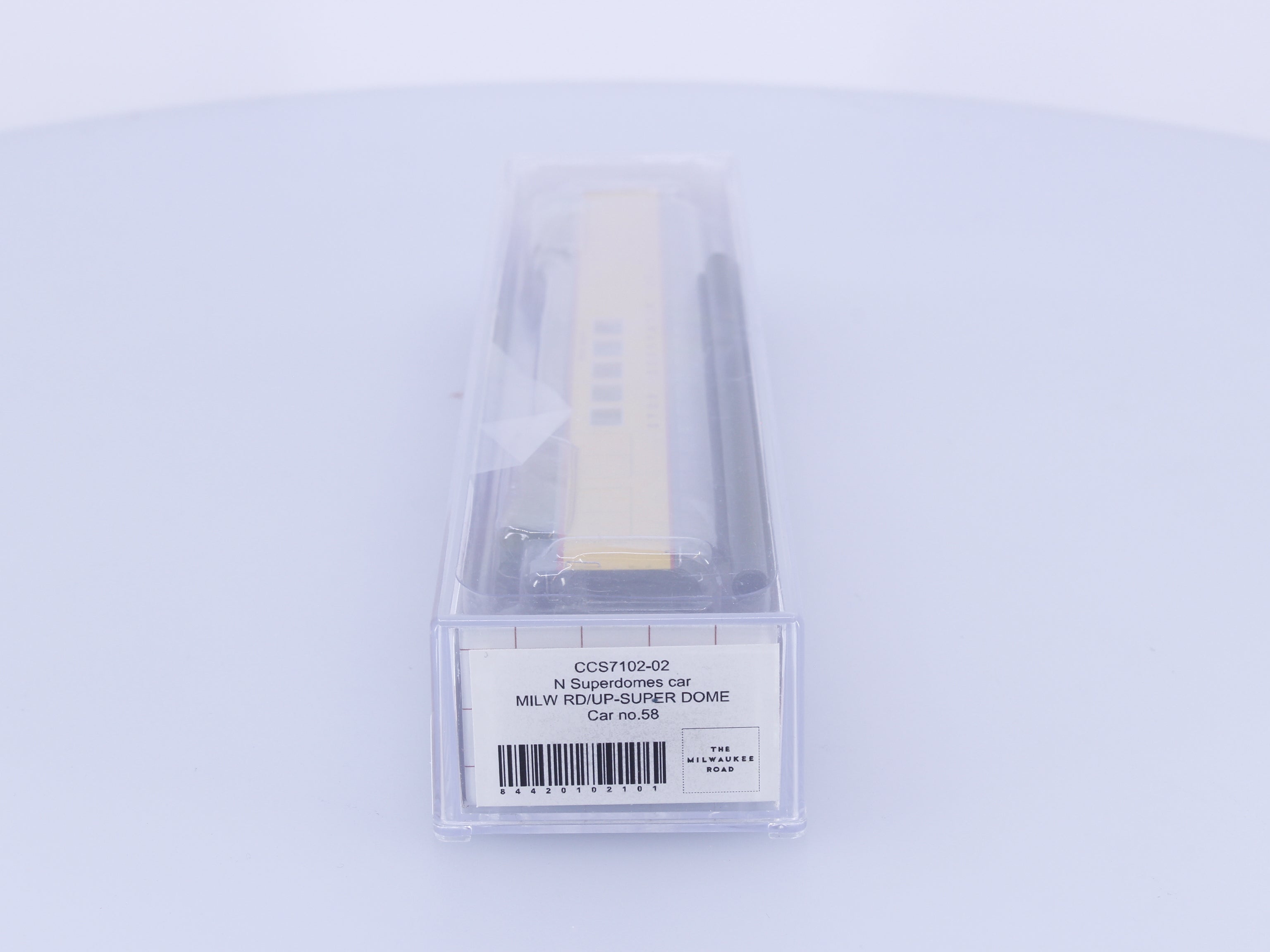 Centralia Car Shops CCS7102-02 N Super Dome Passenger Car Milwaukee Road (MILW) Super Dome