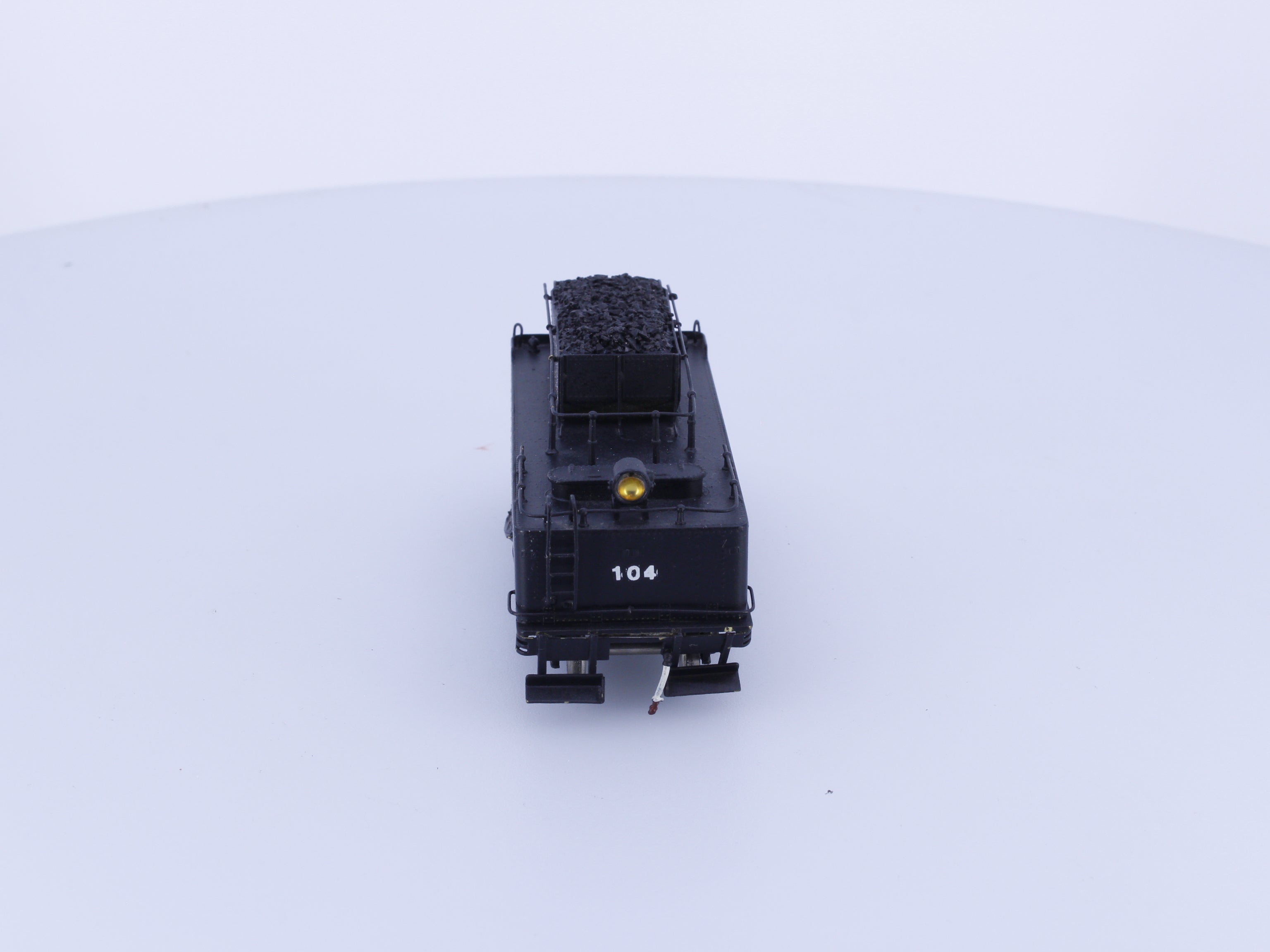 Brass TENDER HO Brass NCR Tender Painted Black 104 Analog DC