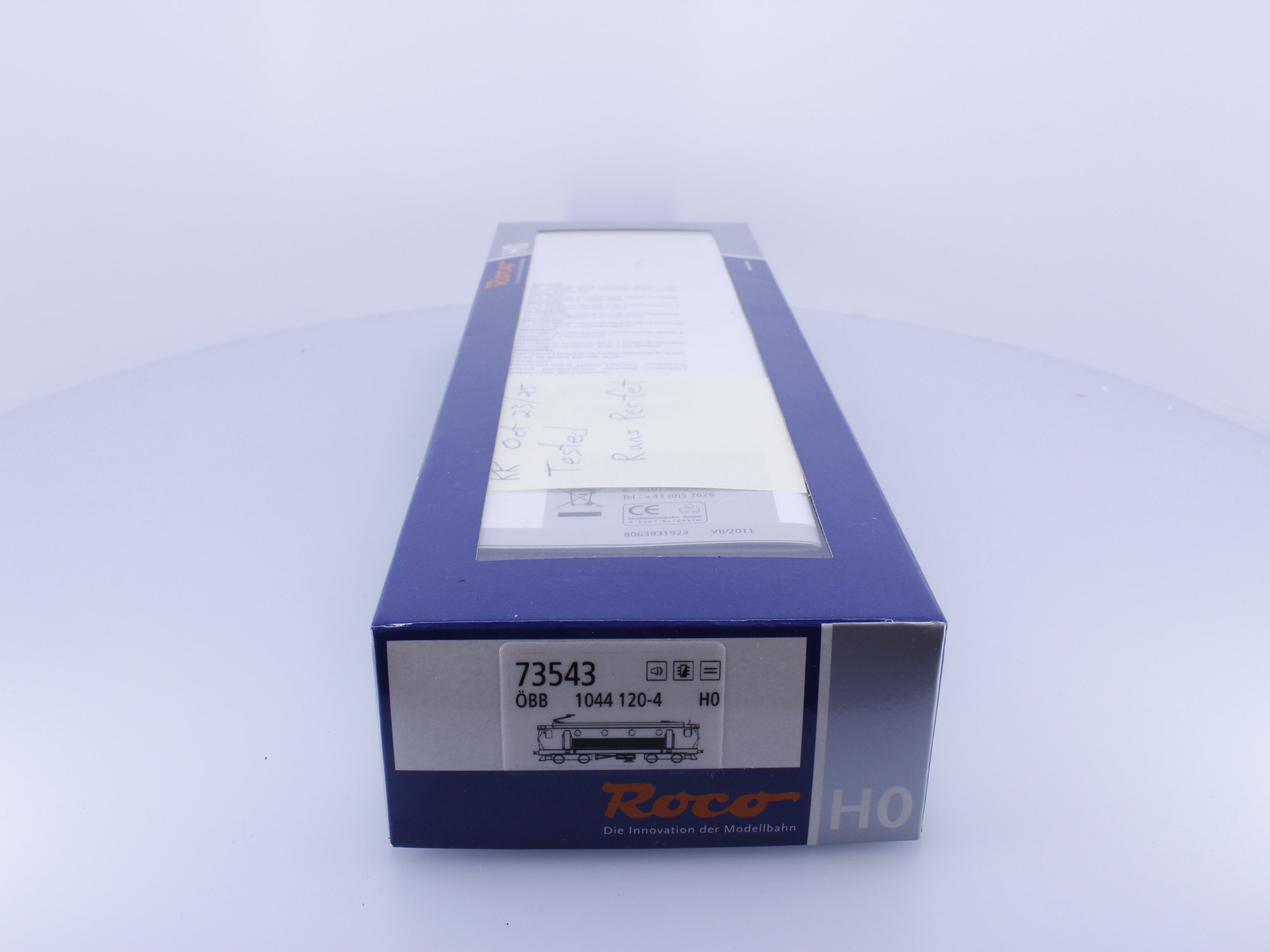 Roco 73543 HO OBB Rh 1044 Electric Locomotive 1044120-4 DCC & Sound