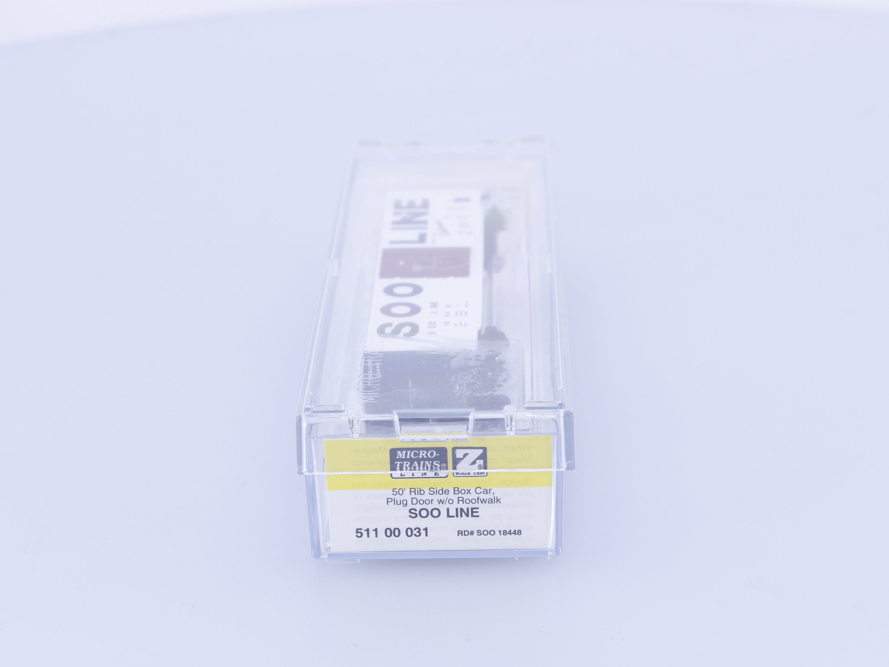 Micro Trains 511 00 031 Z 50' Rib Side Box Car, Single Door w/o Roofwalk Soo Line (SOO) 18448