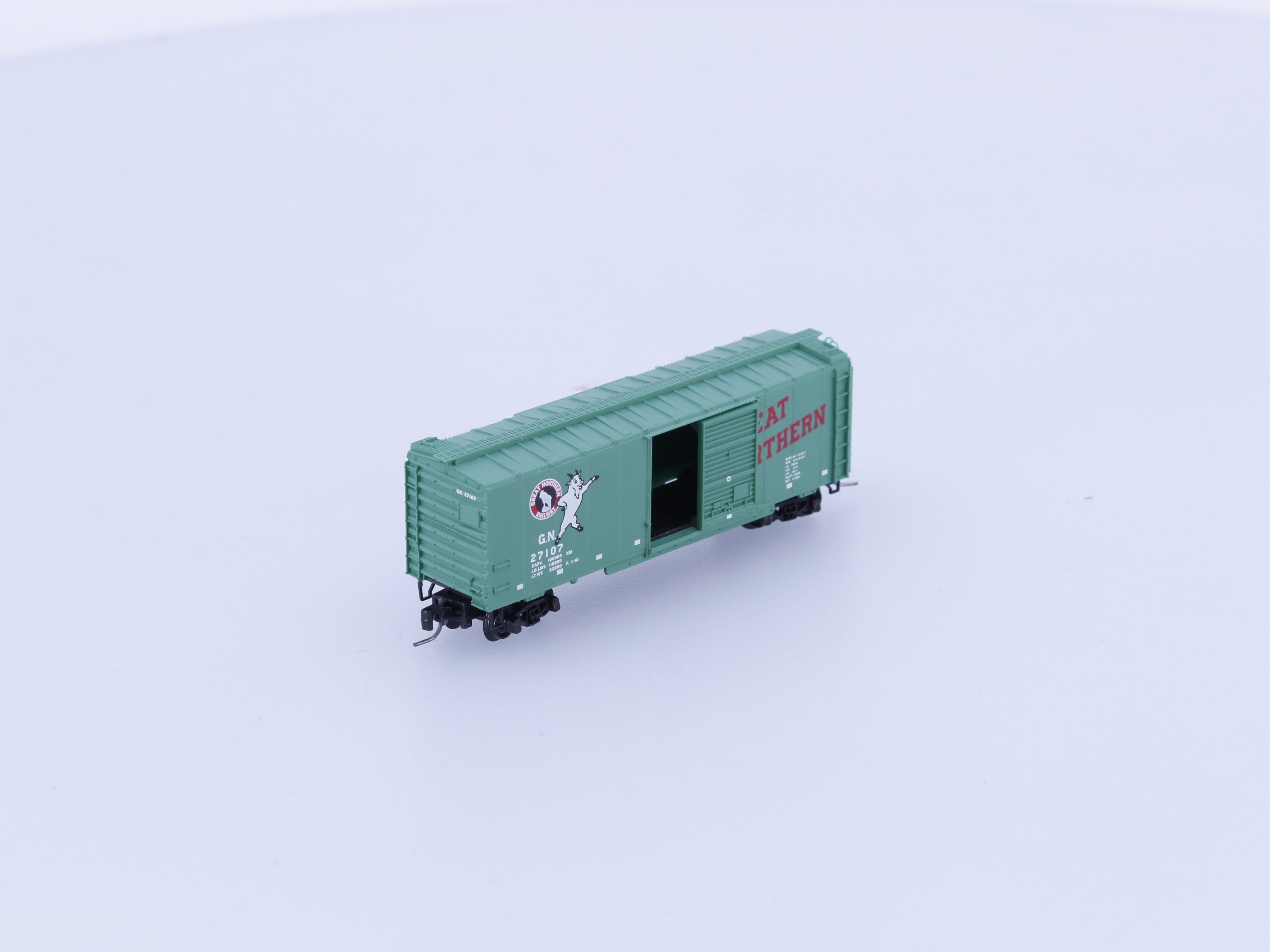Micro Trains 500 00 441 Z 40' Standard Box Car Single Door Great Northern (GN) 27107 (#1)