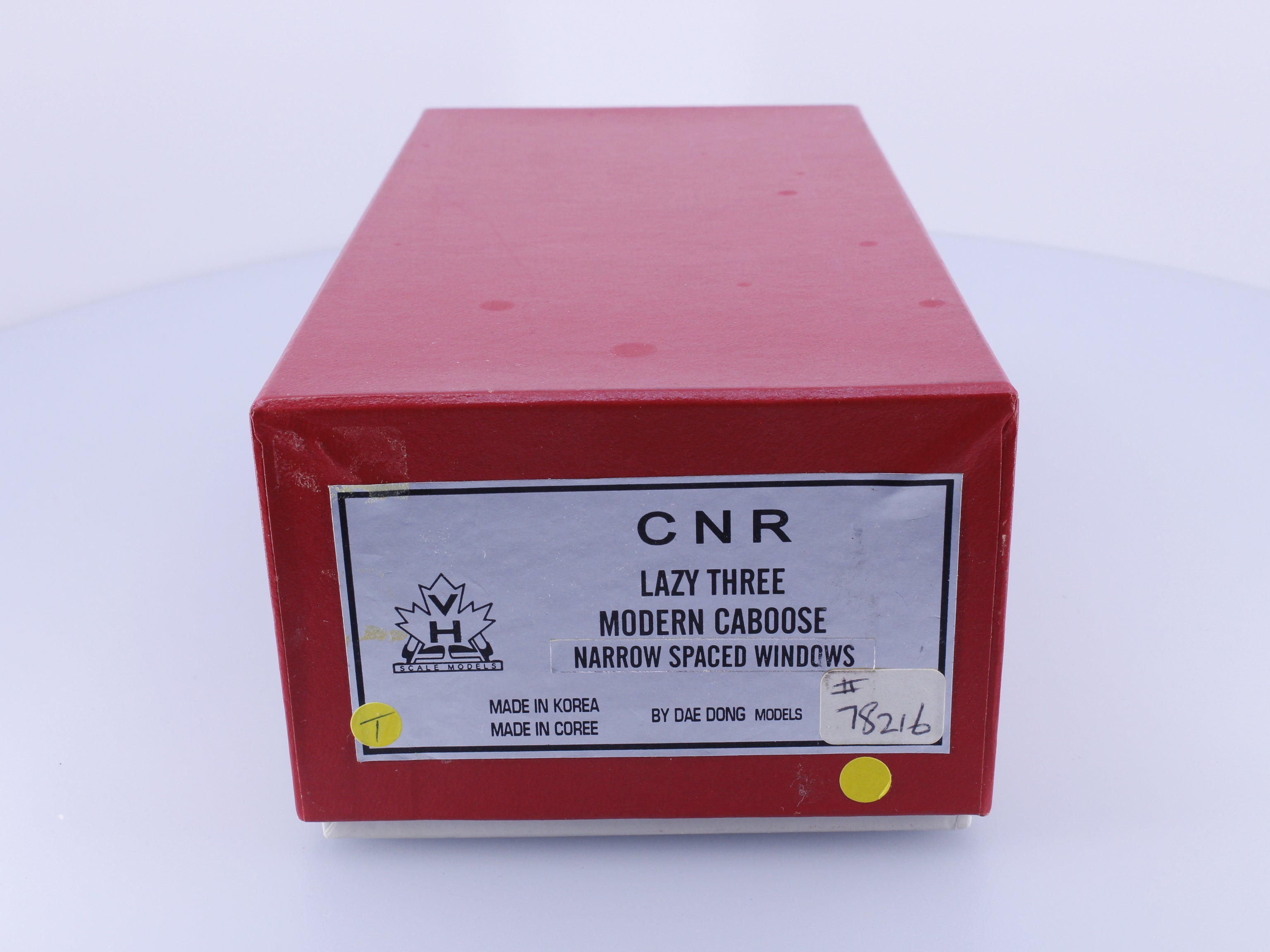 Van Hobbies CNRLC HO Brass Lazy Three Modern Caboose Factory Painted Canadian National (CN) 78216