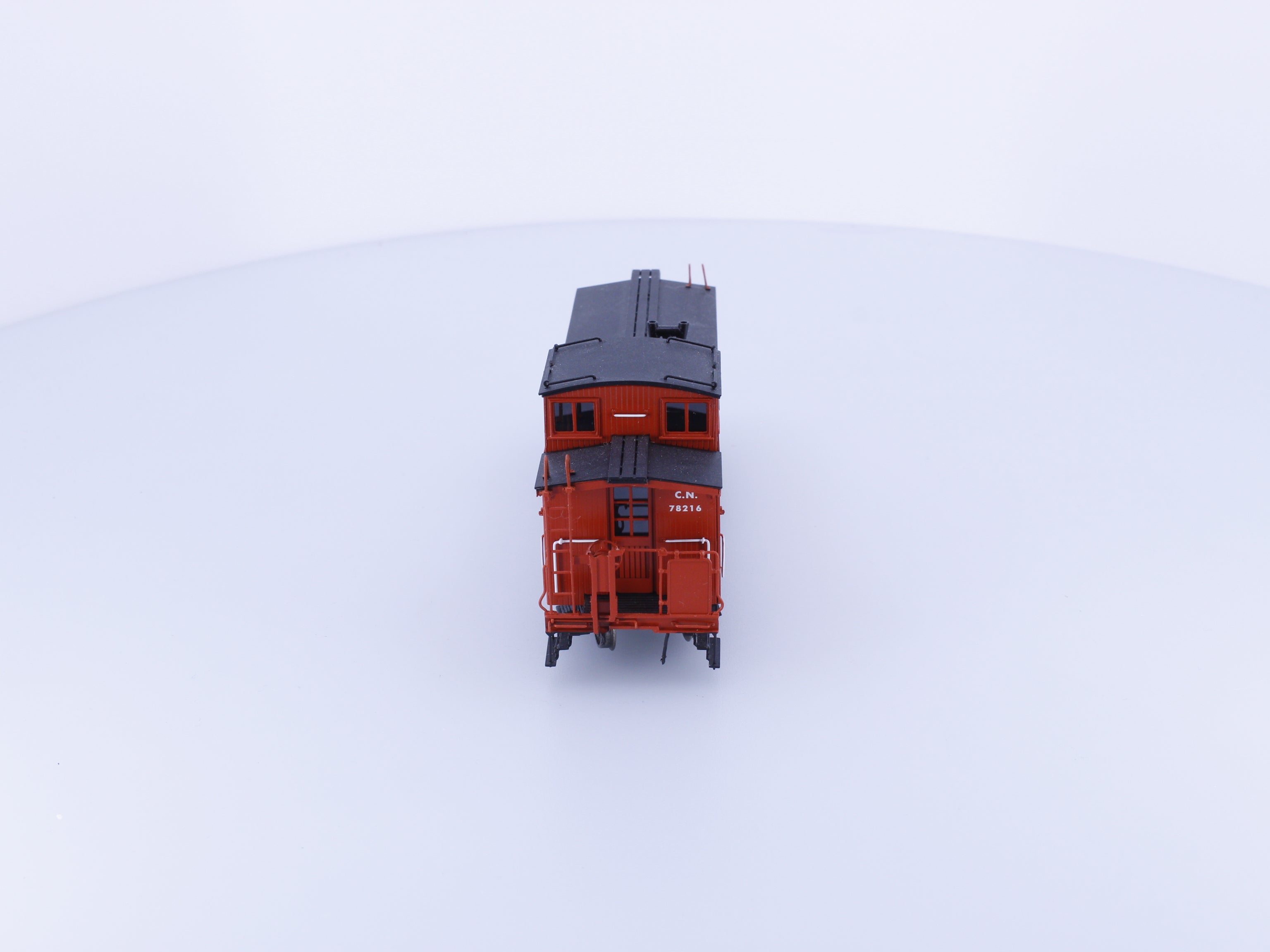 Van Hobbies CNRLC HO Brass Lazy Three Modern Caboose Factory Painted Canadian National (CN) 78216