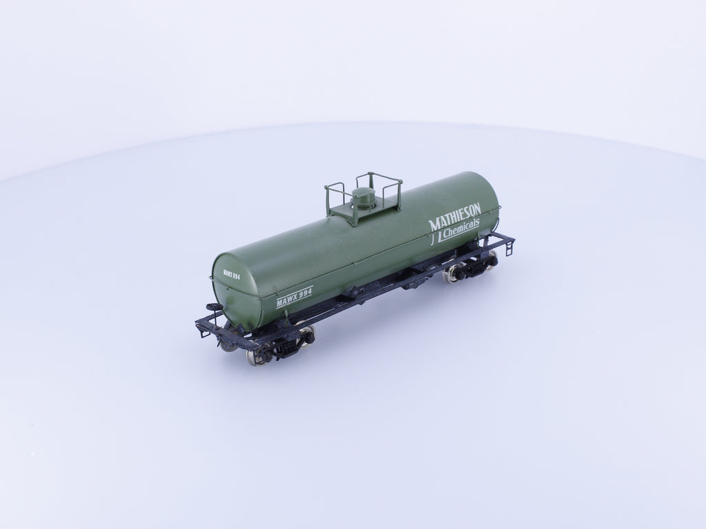 Precision Scale Company 15654-6 HO 11,141 Gallon Tank Car Mathieson Chemicals 994