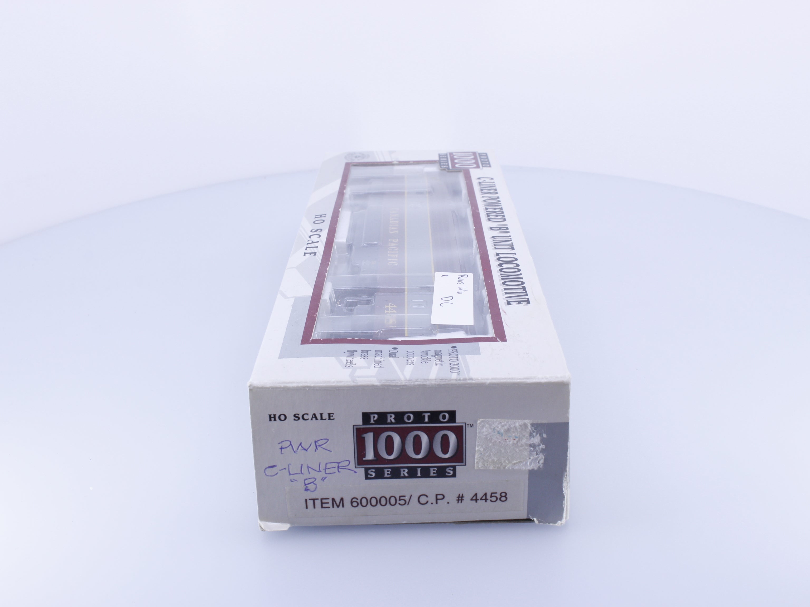 Proto 1000 600005 HO C-Liner Powered B Unit Diesel Locomotive Canadian Pacific (CP) 4458 Analog DC