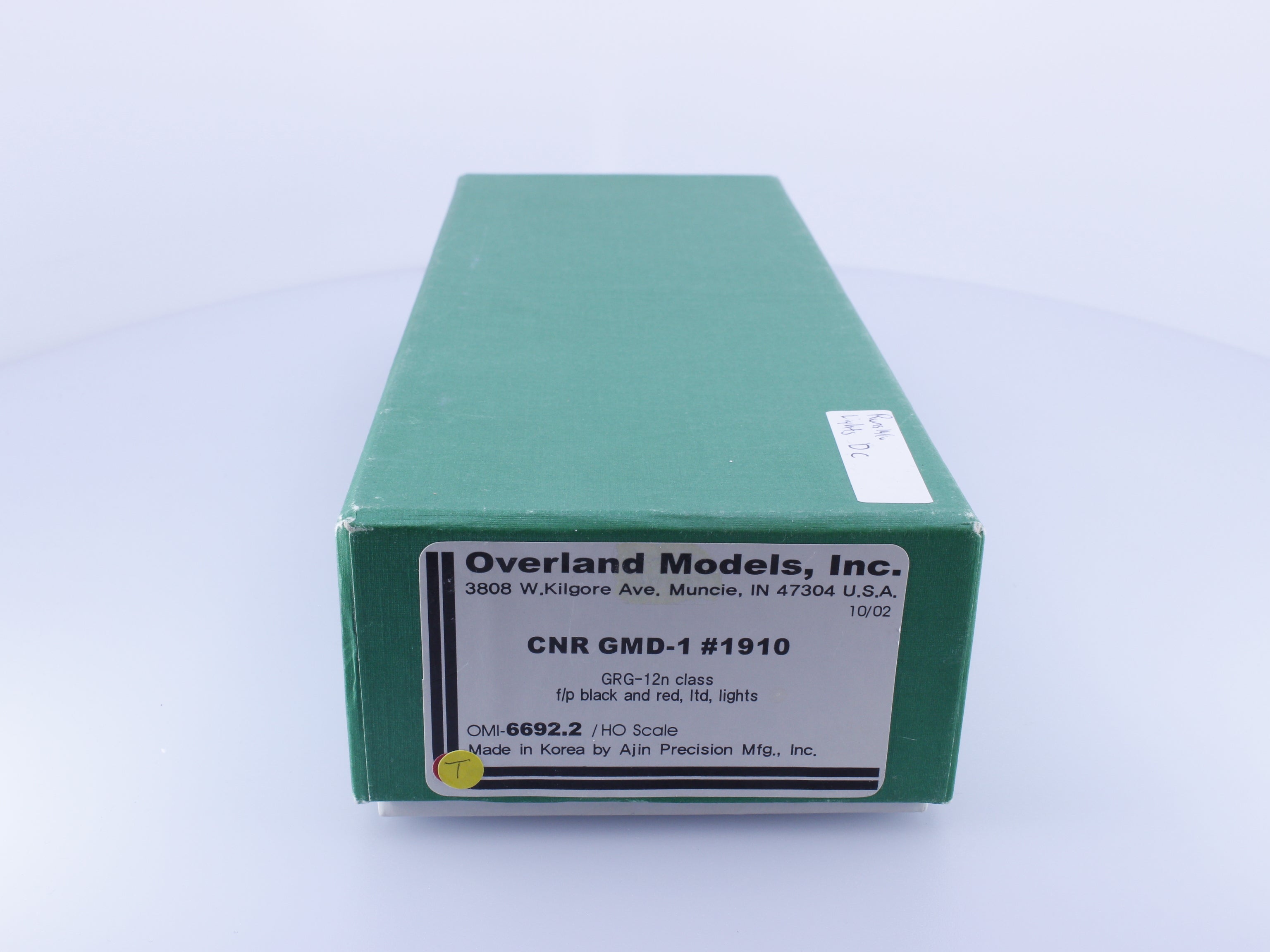 Overland 6692.2 HO Brass GMD-1 Diesel Locomotive Canadian National (CN) 1910 Analog DC