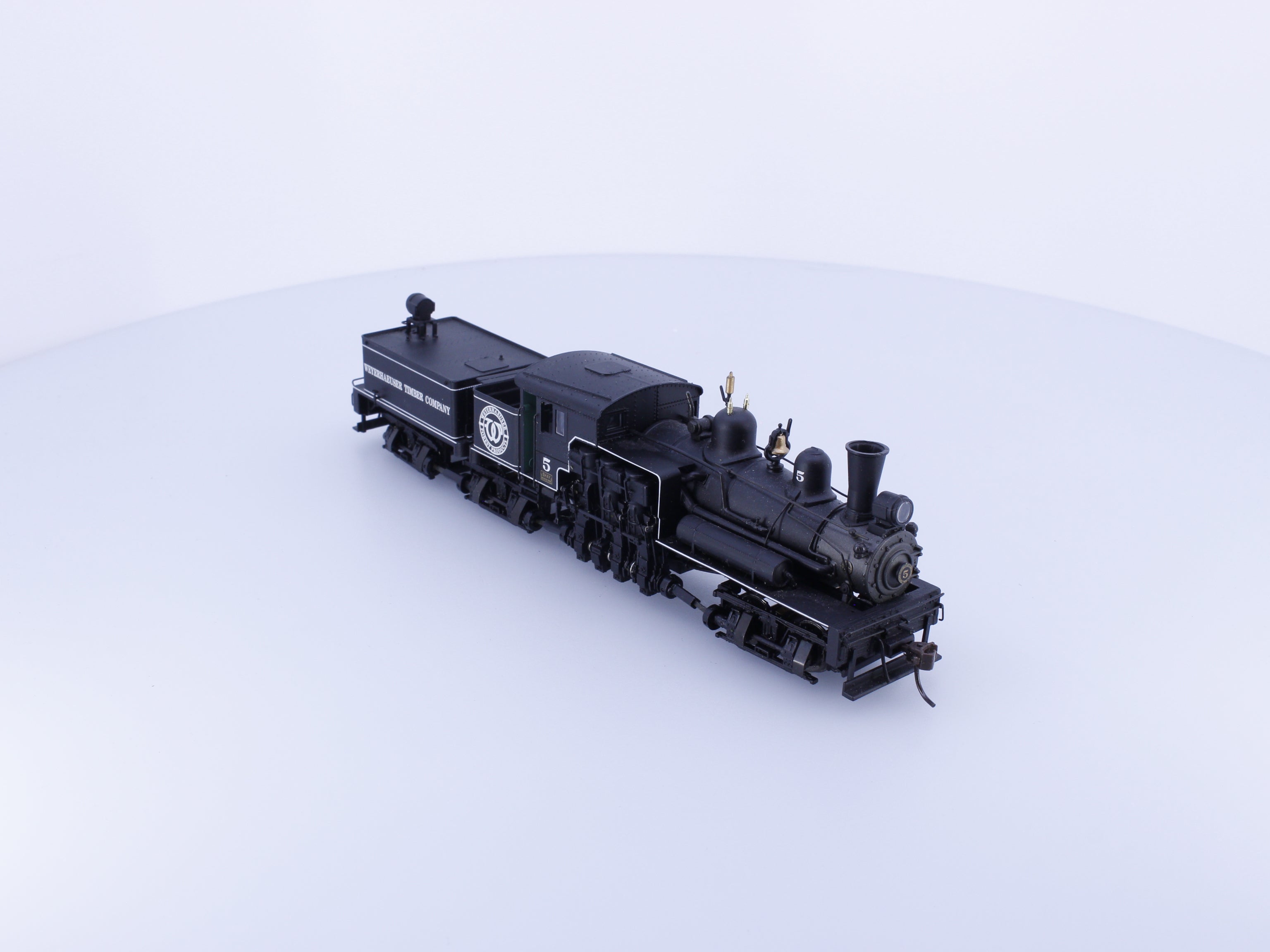 Spectrum 81905 HO 80 Ton Three Truck Shay Steam Locomotive Weyerhaeuser Timber 5 Analog DC