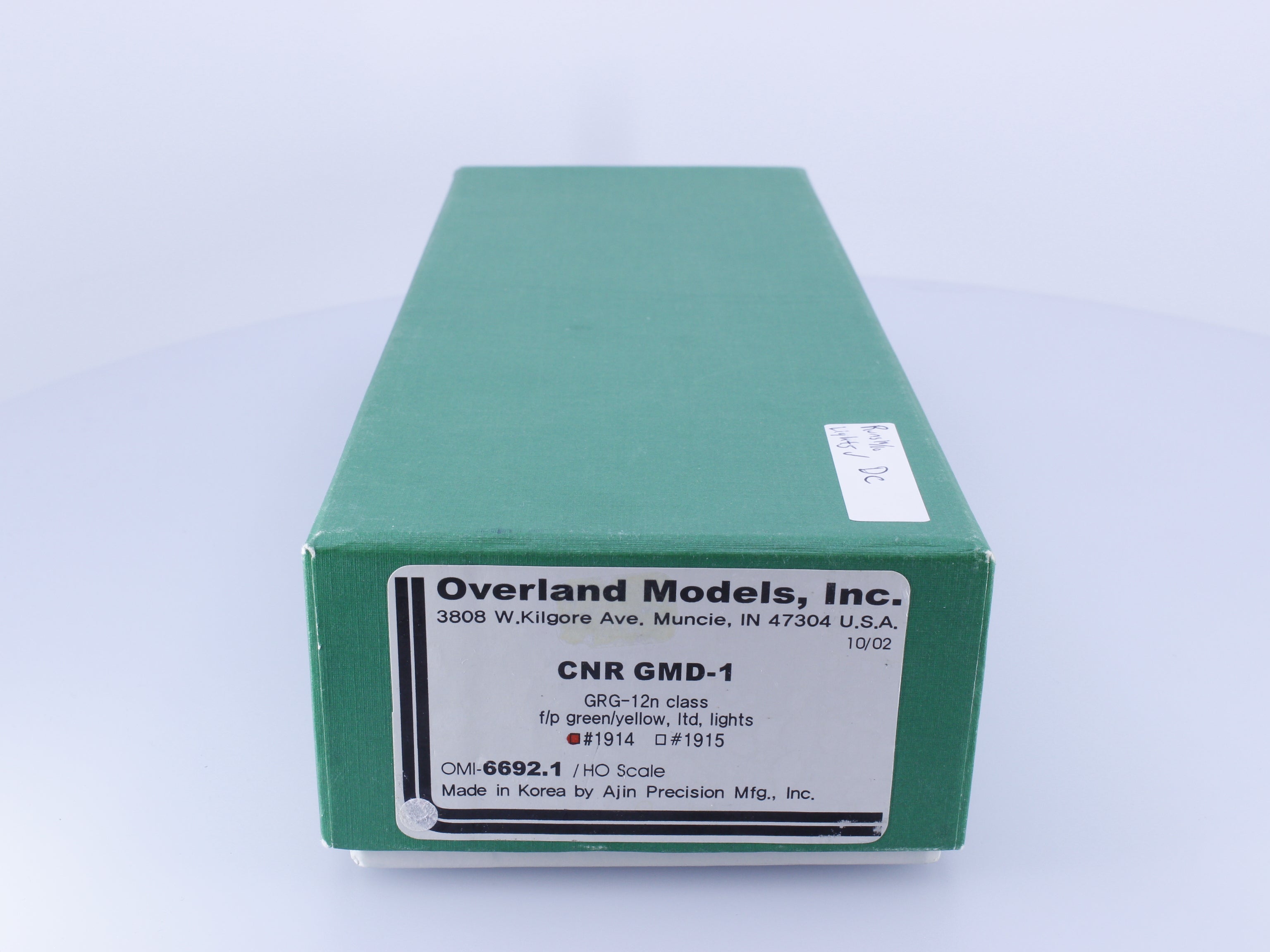 Overland 6692.1 HO Brass GMD-1 Diesel Locomotive Canadian National (CN) 1914 Analog DC