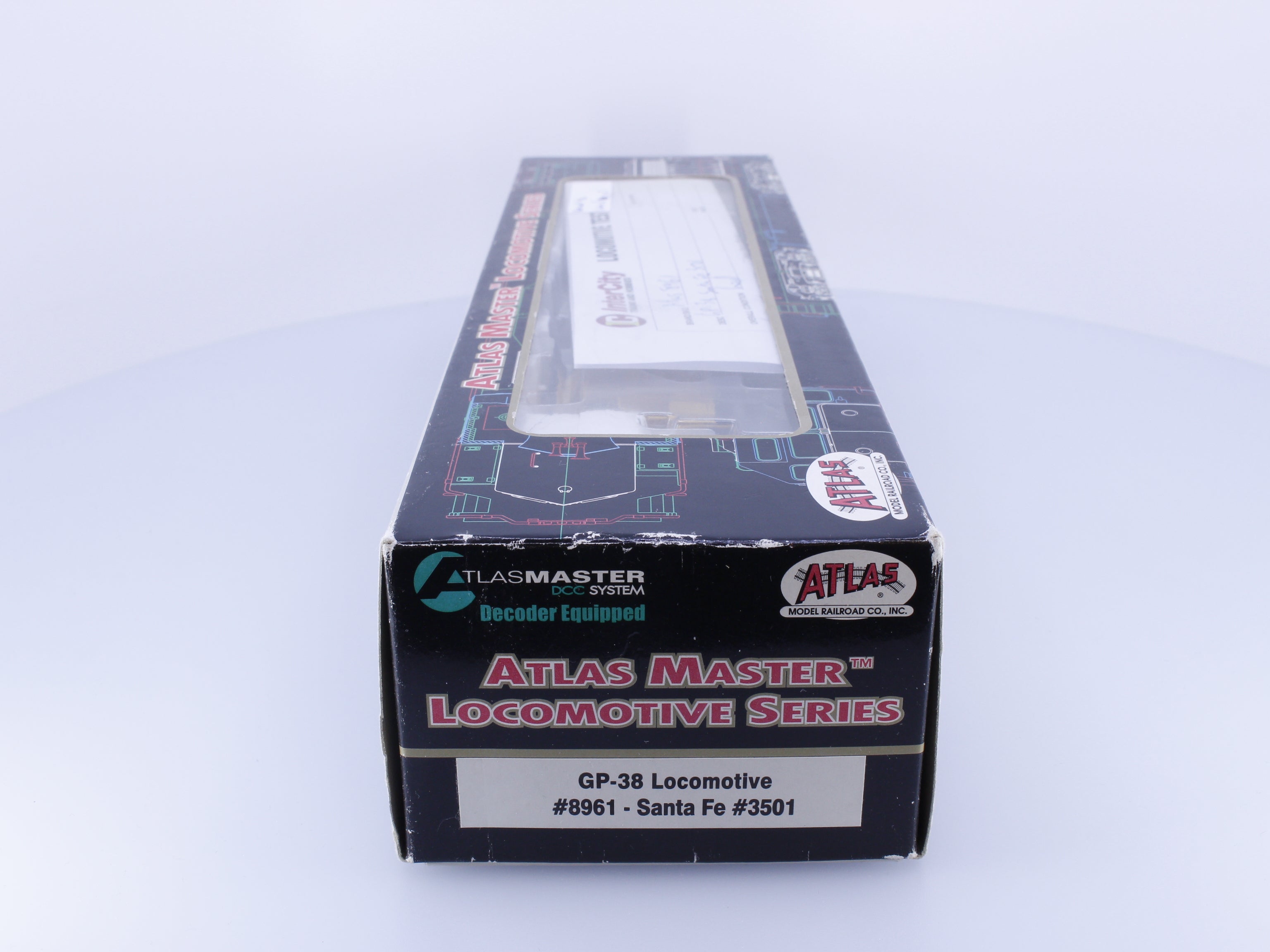 Atlas 8961 HO GP-38 Diesel Locomotive Santa Fe (SF) 3501 DCC