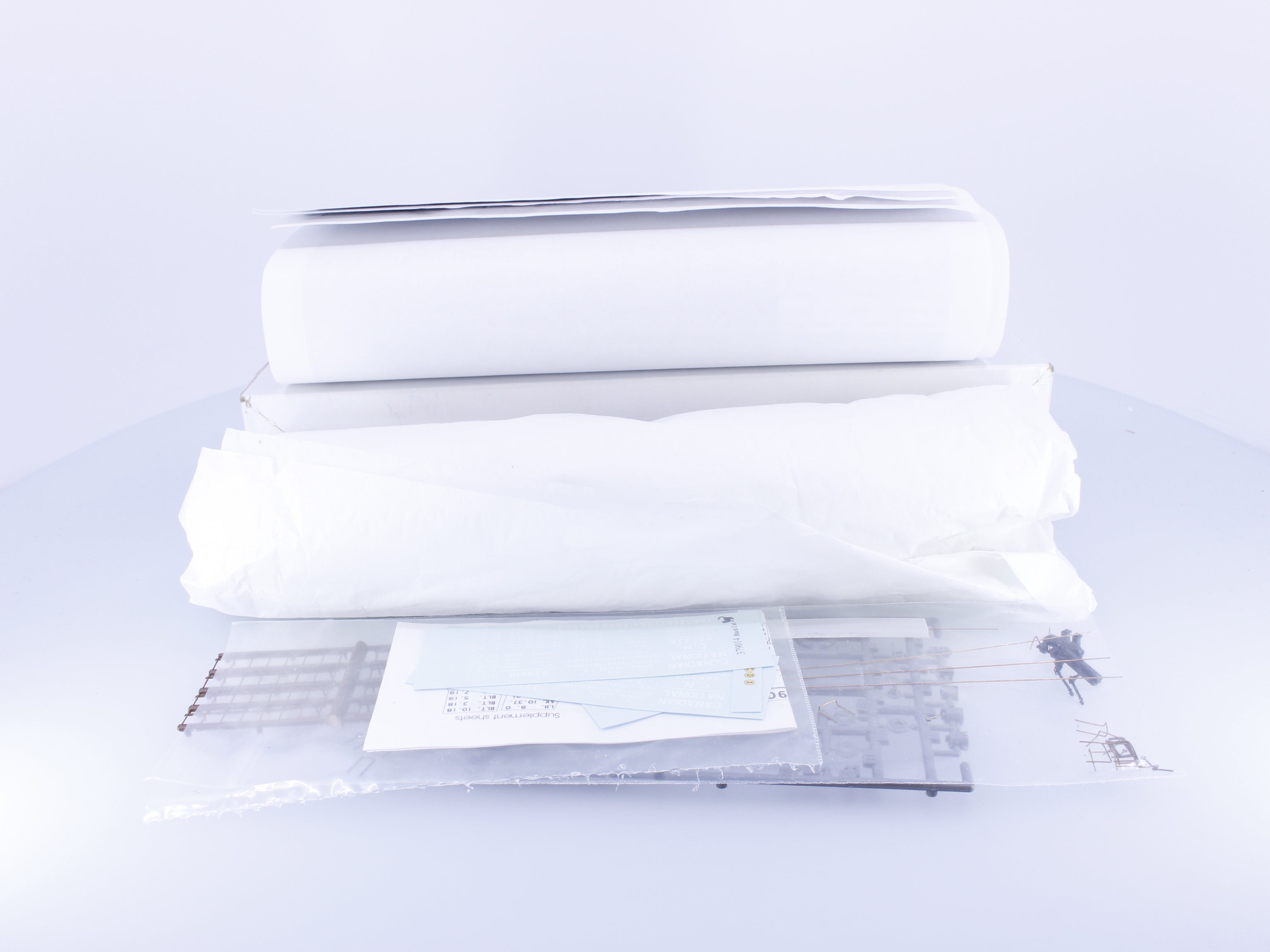 Speedwitch Media K104.2 HO 36' Fowler Patent Single Sheathed Boxcar with 5' Door, Wood Roof Kit Canadian National (CN)