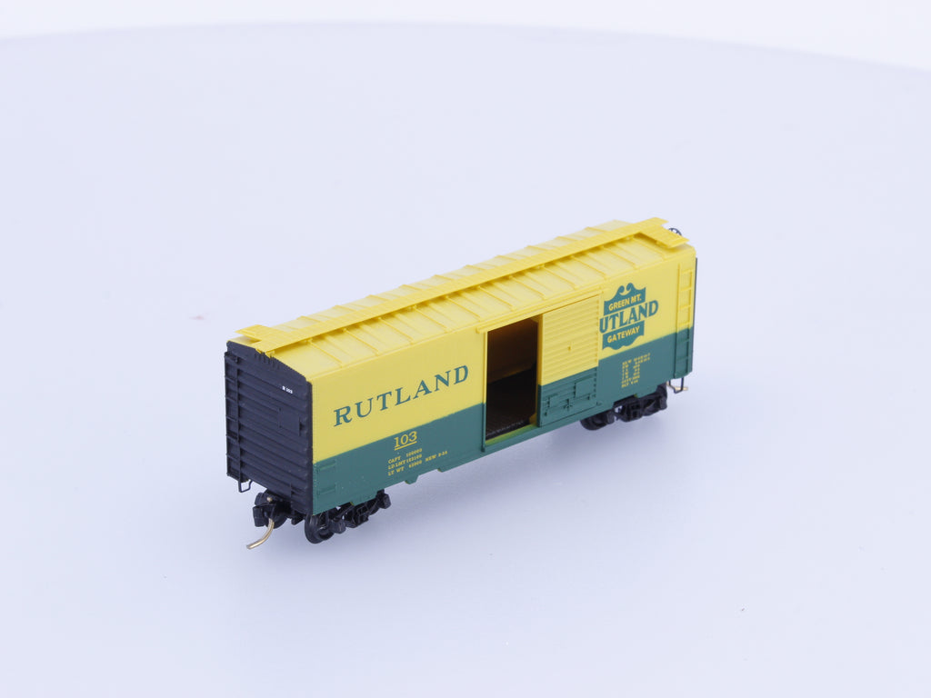 Micro Trains 20146 N 40' Single Door Boxcar, PS-1 Rutland Line (RL) 103