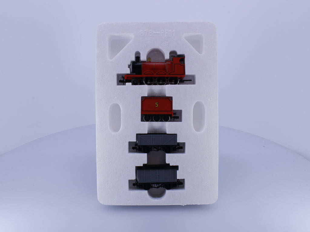 Tomix 93802 N James Steam Locomotive and 2 Freight Cars Analog DC (#3)