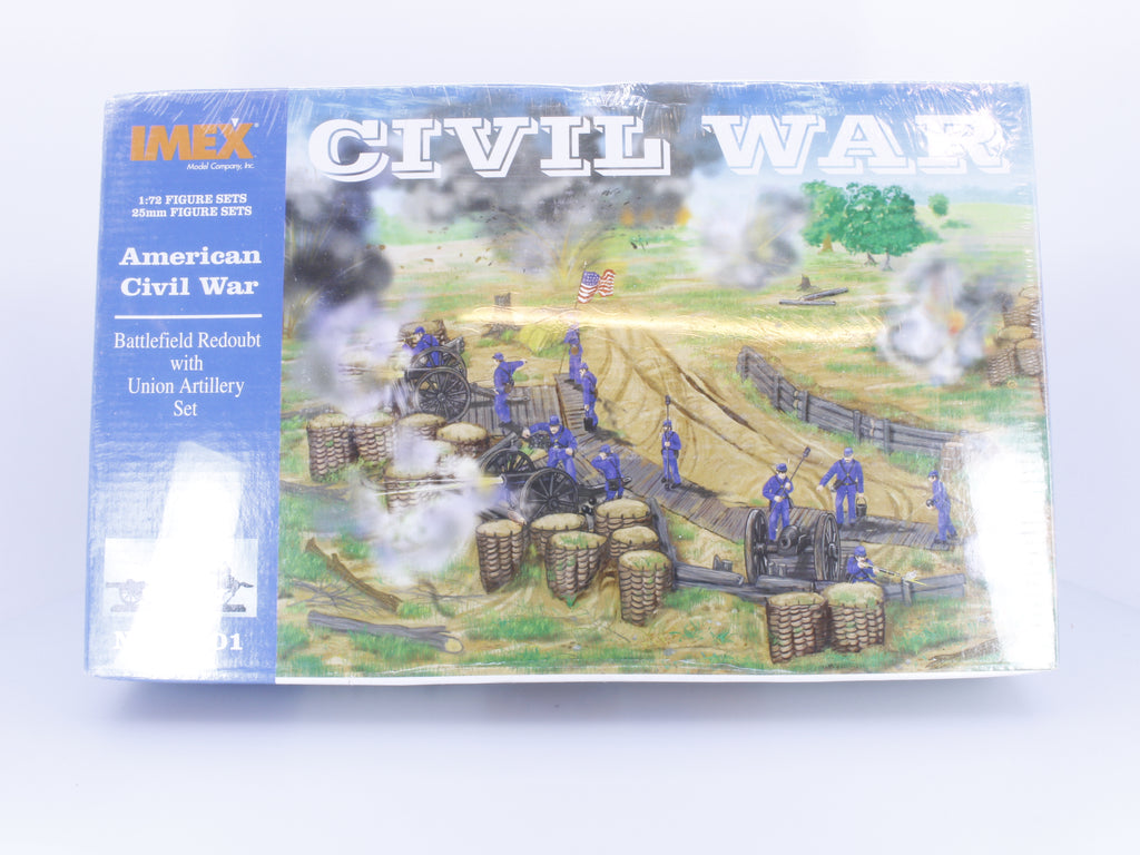 IMEX 72101 OO American Civil War Battlefield Redoubt with Union Artillery Set