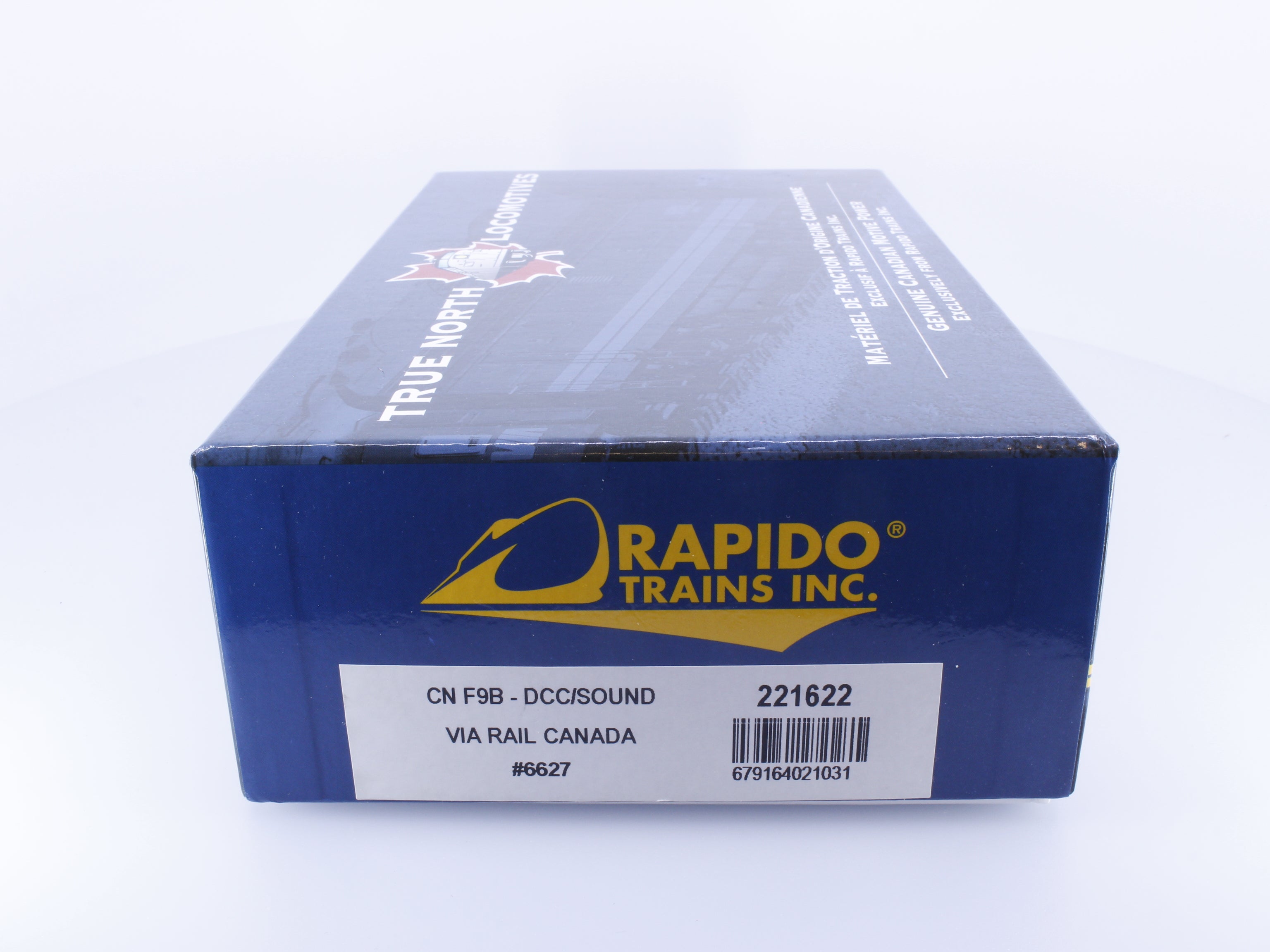 Rapido 221622 HO F9B Diesel B Unit Patched CN Via Rail (VIA) 6627 DCC & Sound