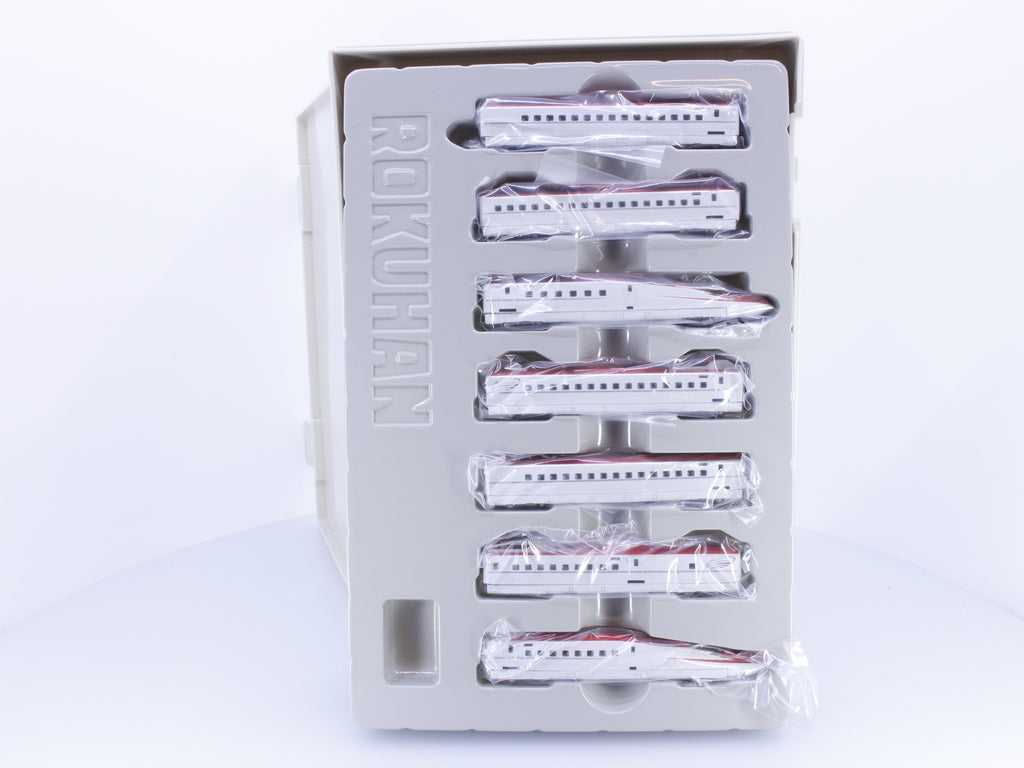 Rokuhan T029-1/-2 Z E6 Type Shinkansen Komachi 7 Piece Set Analog DC