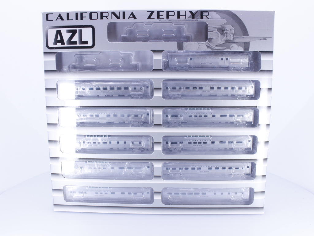 AZL AZLCZ11 Z 11 Piece California Zephyr Passenger Set Santa Fe (SF)