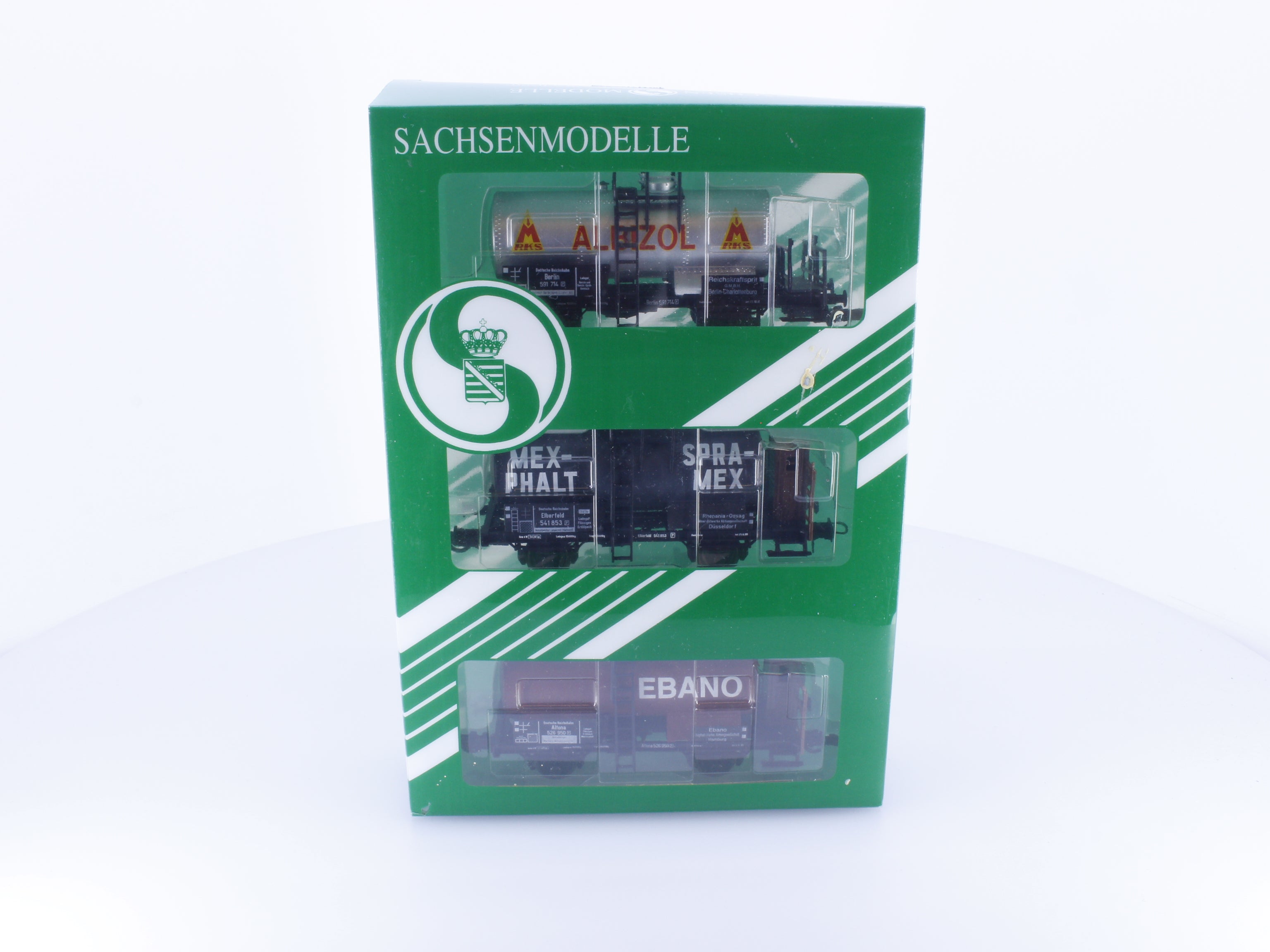 Sachsenmodelle 14101 HO DRG 3 Pack Tank Cars