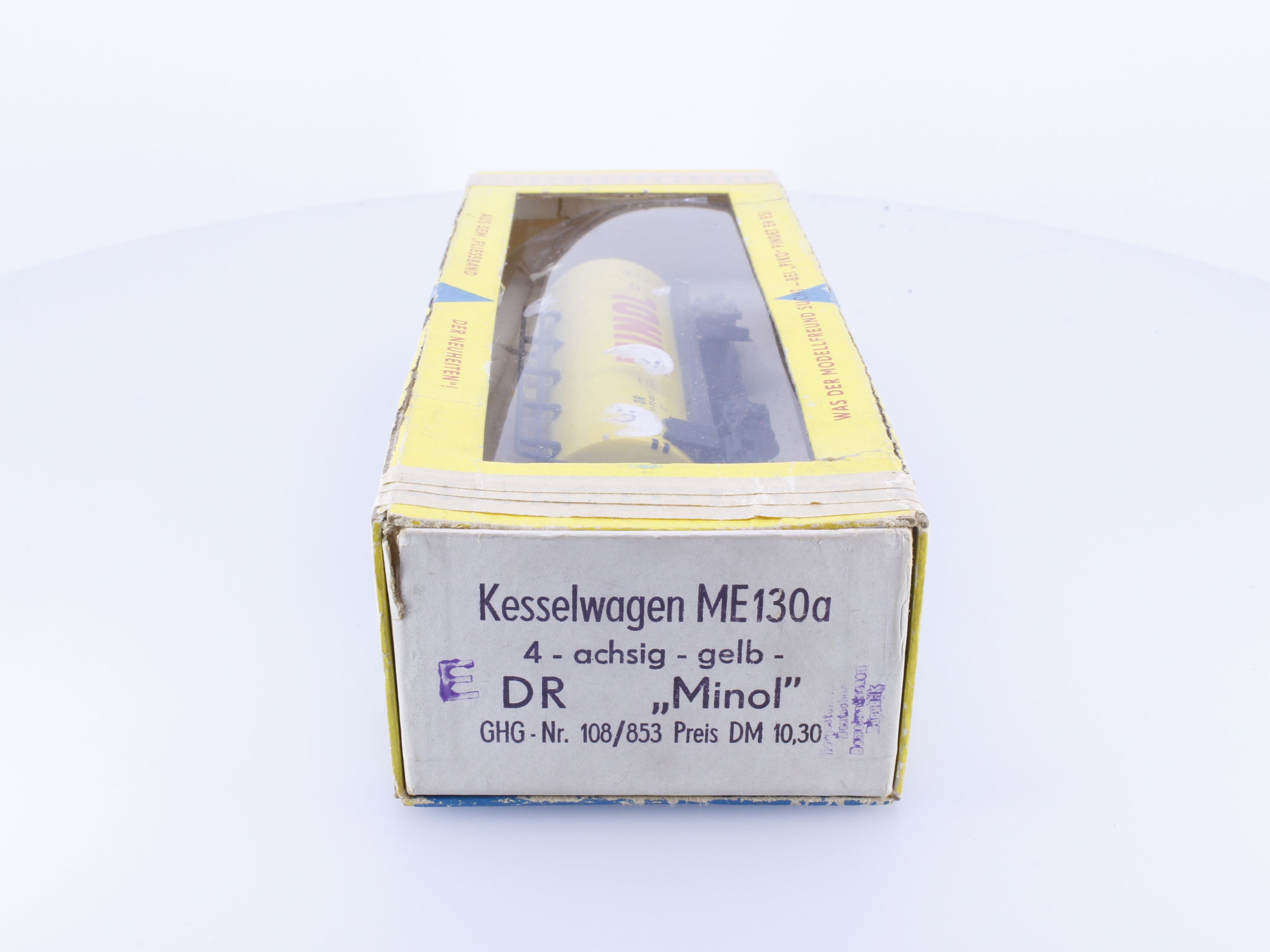 Piko ME130A HO DR Minol Tank Car 108/853