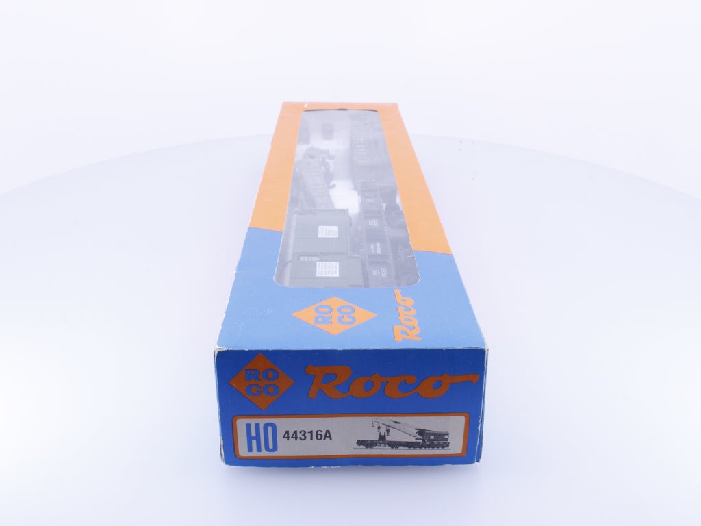 Roco 44316A HO DB Crane on Flat Car 400331