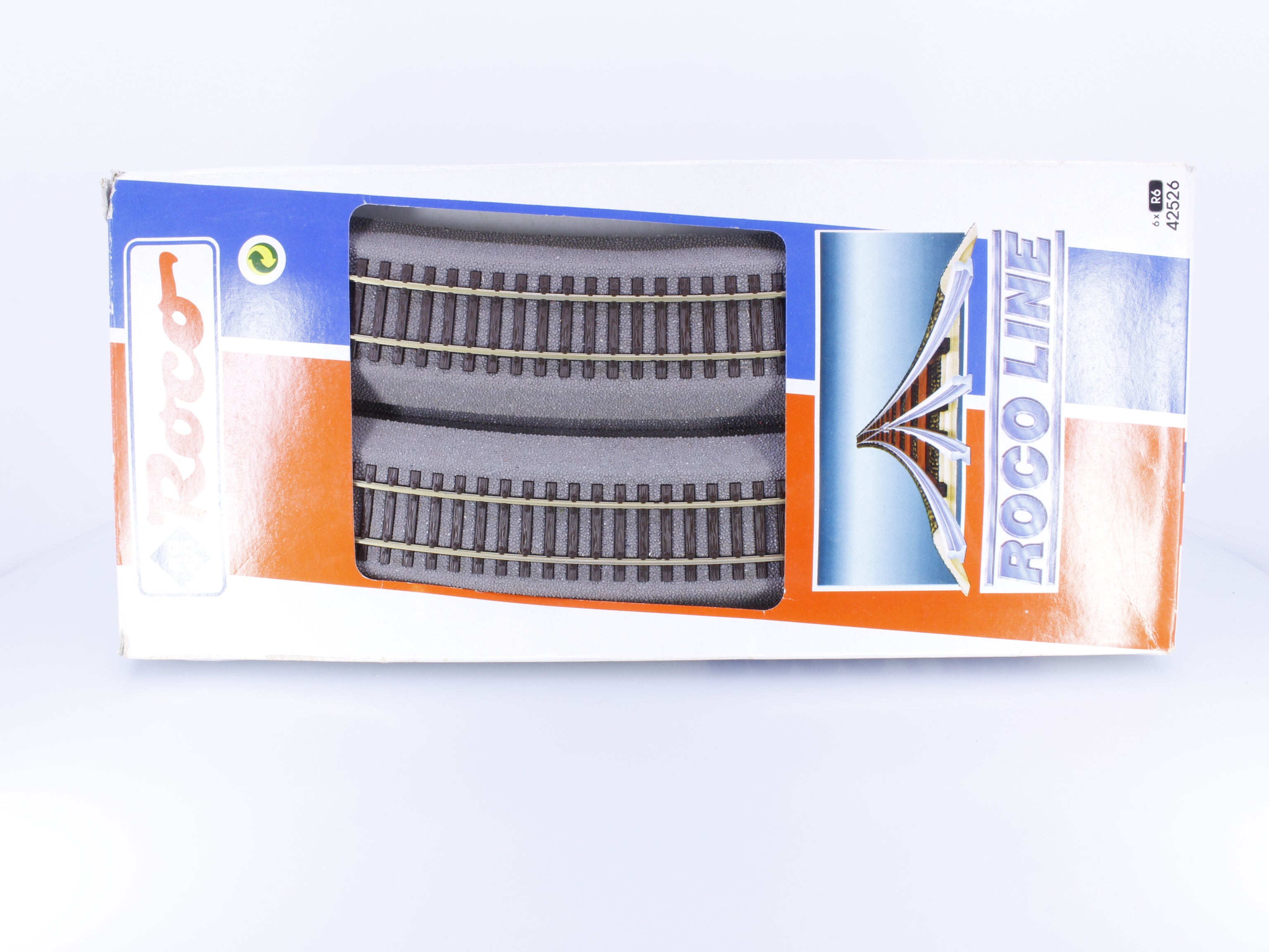 Roco 42526 HO R6 Curved Track 6 Pieces