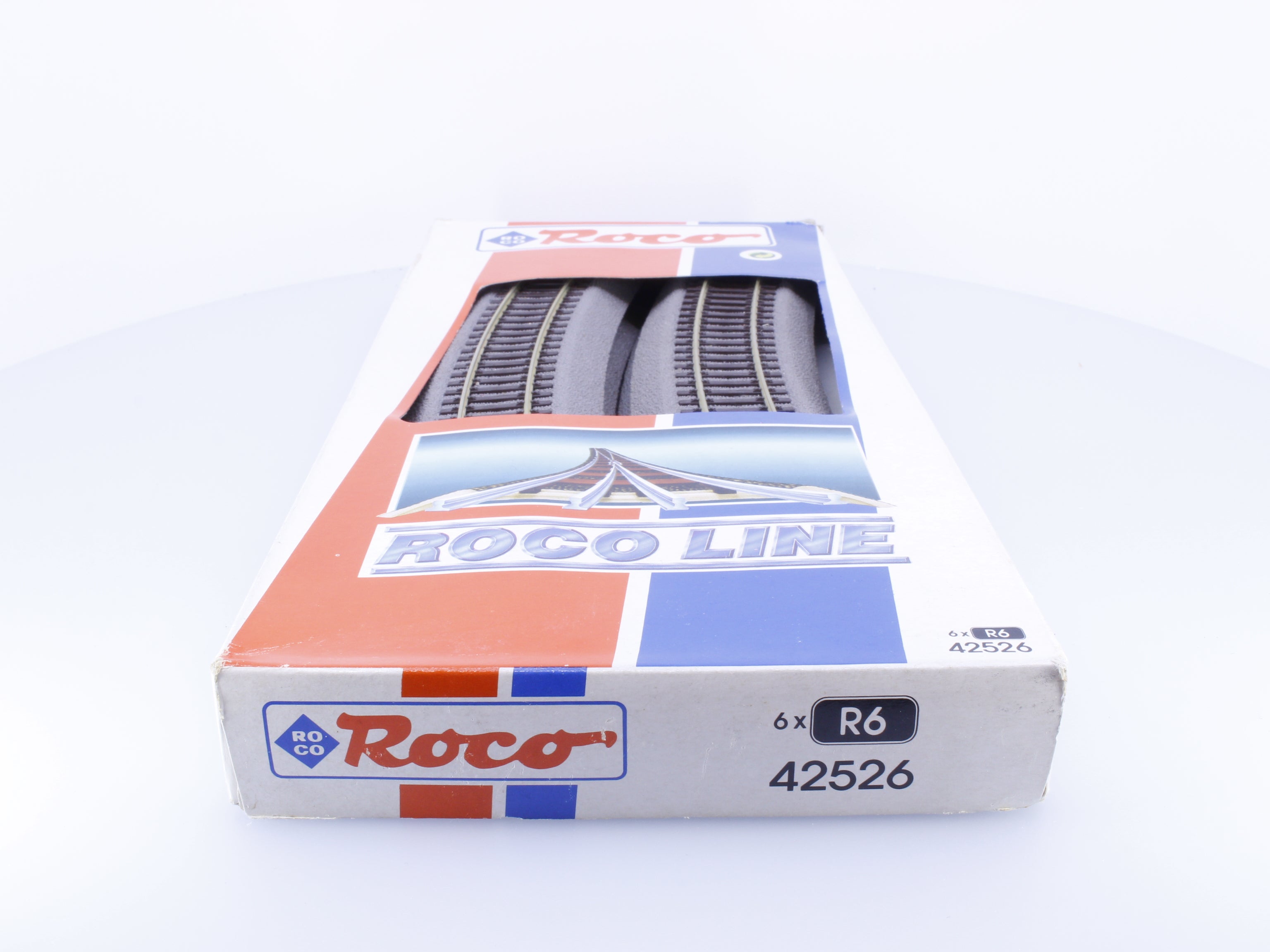 Roco 42526 HO R6 Curved Track 6 Pieces