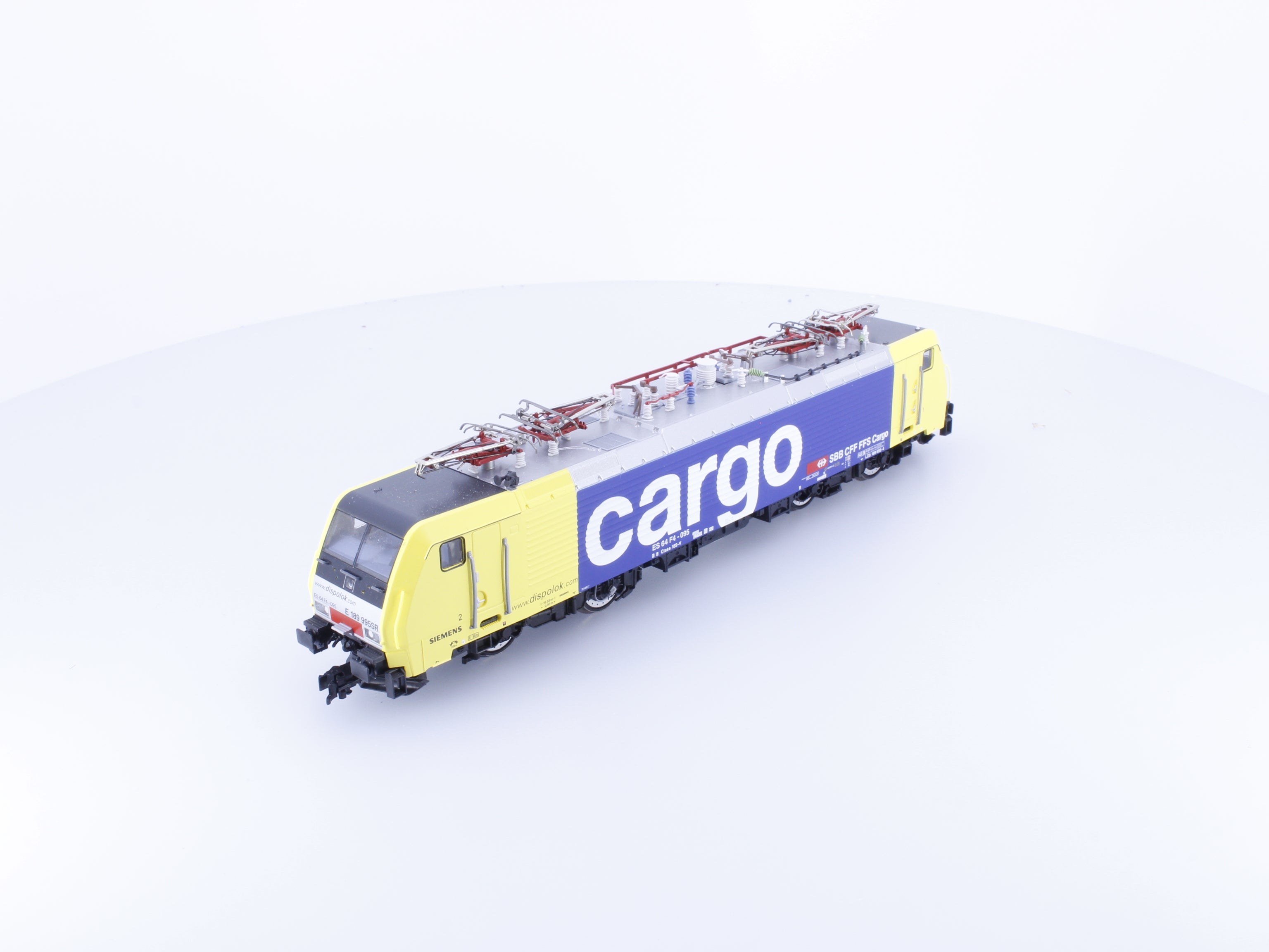Roco 62430 HO SBB-CFF-FFS ES 64 Cargo Dispolok.com E-Lok 095 DCC Ready