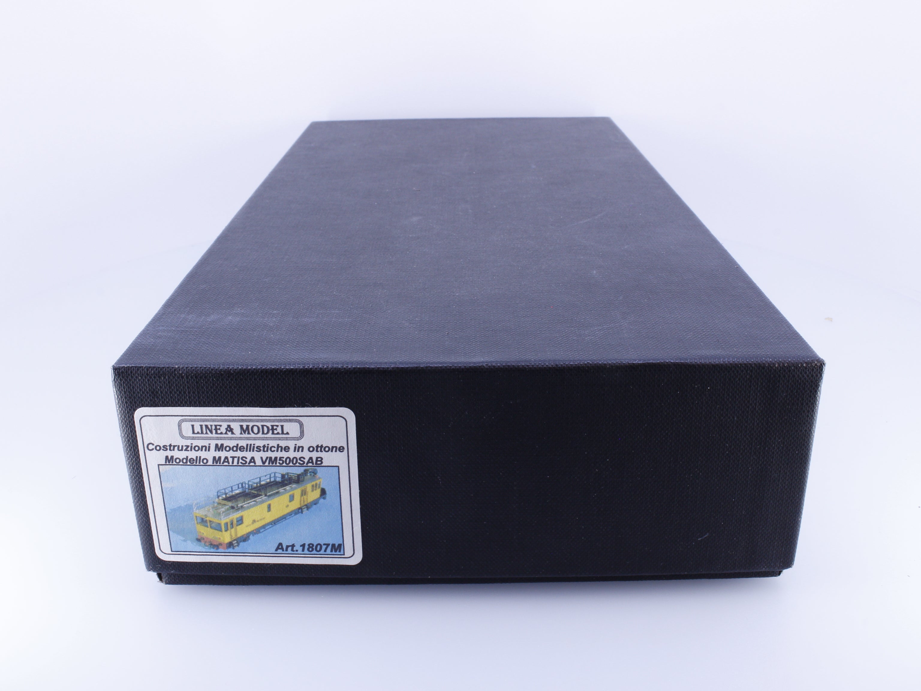 Linea Model VM500SAB HO SBB-CFF-FFS Maintenance vehicle, yellow service livery, slanted logo, Matisa VM500SAB DCC