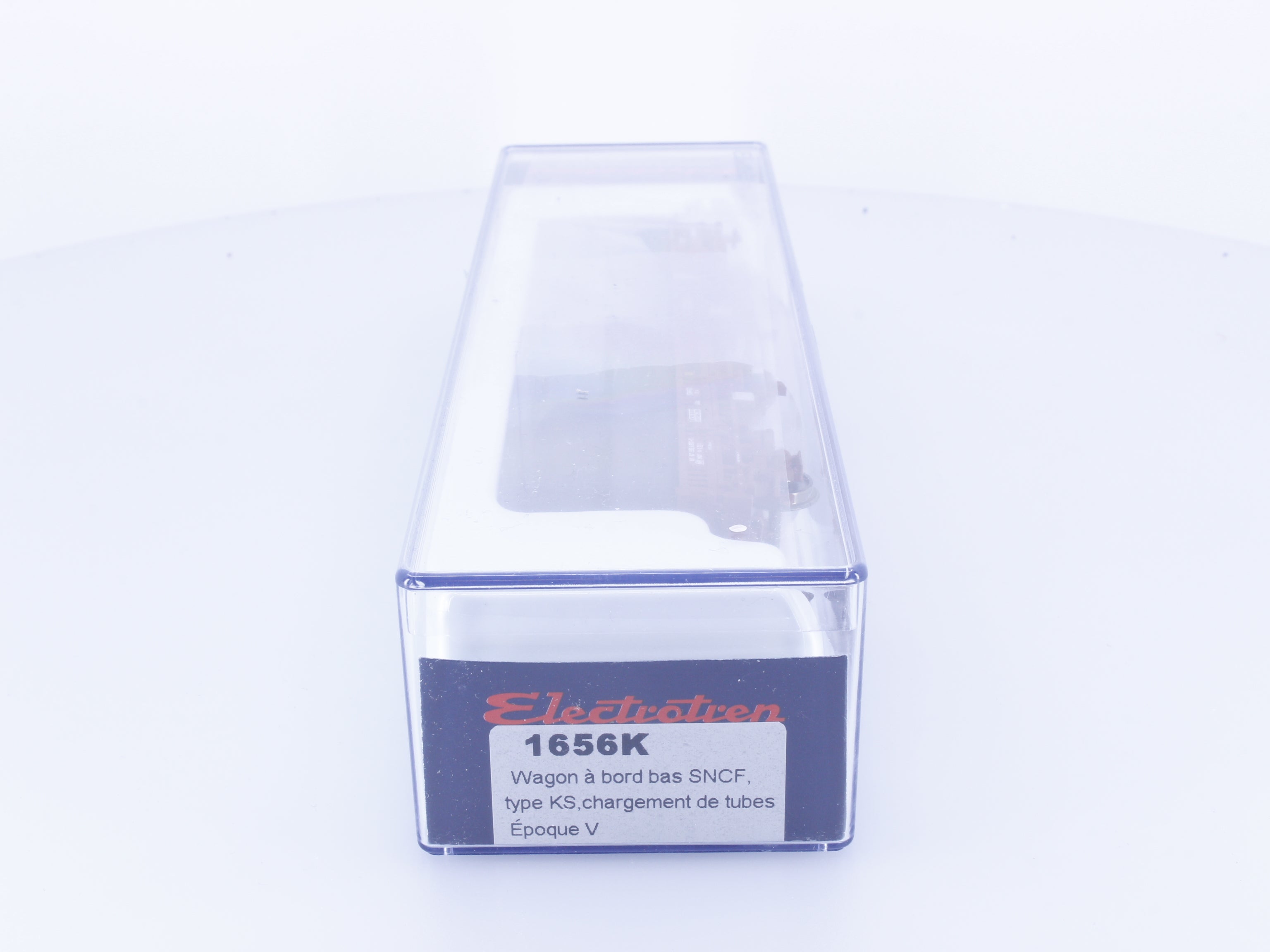 Electrotren 1656K HO SNCF Wagon Plat Remms avec Chargement Tubes #3 083-5