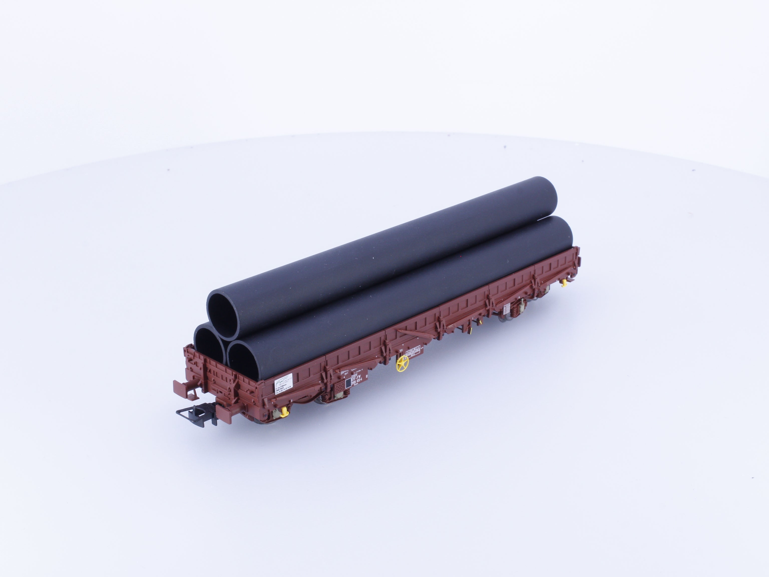 Jouef HJ6093 HO SNCF Wagon Plat Remms avec Chargement Tubes #2 832-6