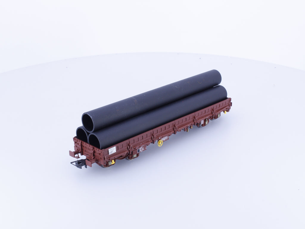 Jouef HJ6093 HO SNCF Wagon Plat Remms avec Chargement Tubes 832-6