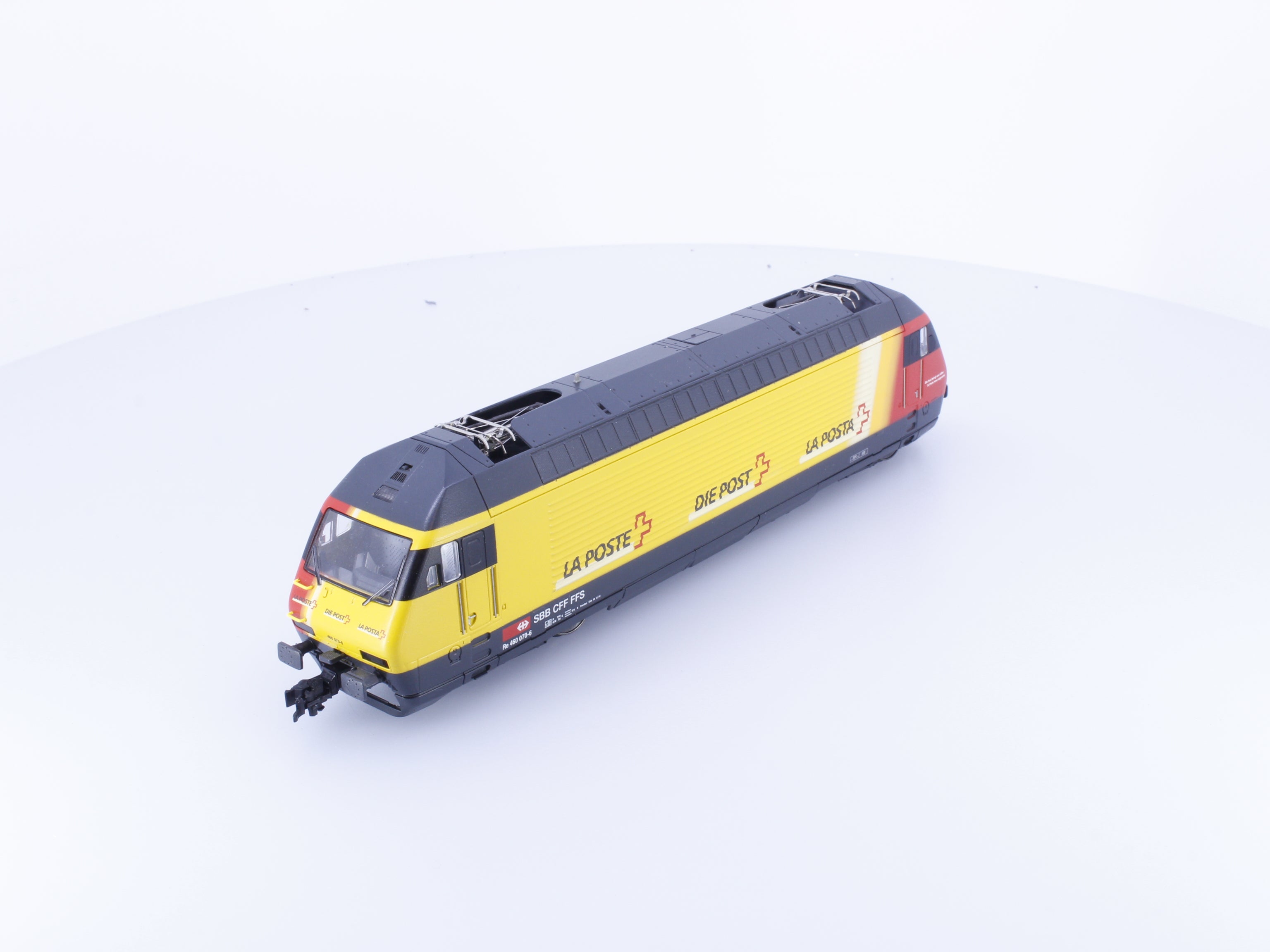 Roco 43655POST70 HO SBB-CFF-FFS RE 460 La Poste E-Lok 070-6 DCC