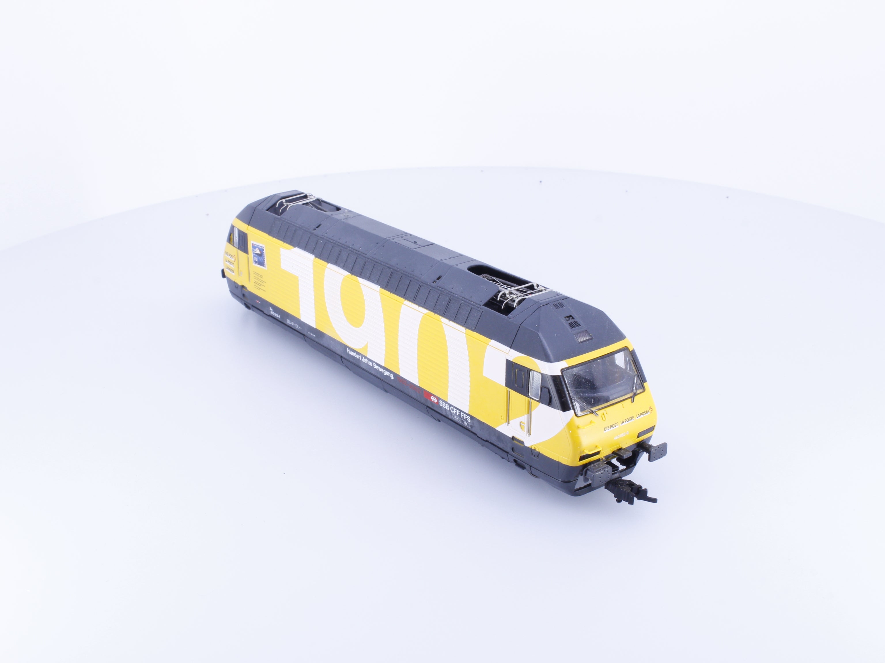 Roco 63512 HO SBB-CFF-FFS Re 460 La Poste - 100 Jahre E-Lok 083-9 DCC