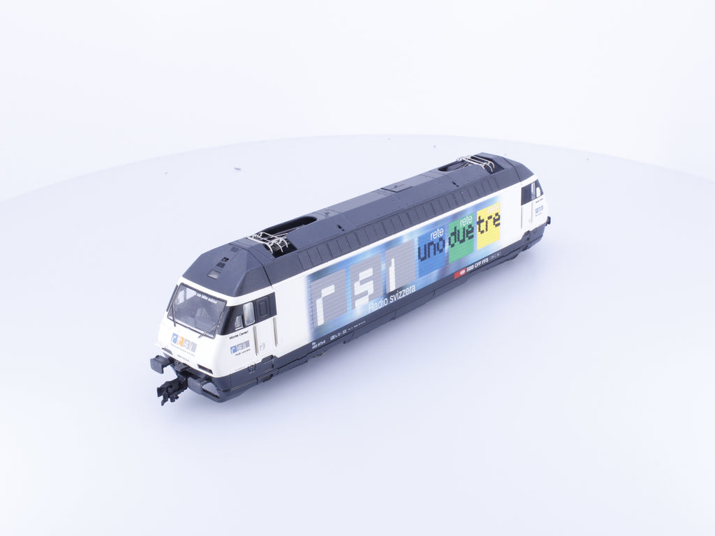 Roco 43656TSI HO SBB-CFF-FFS Re 460 RSI Radio Svizzera E-Lok 073-0 DCC