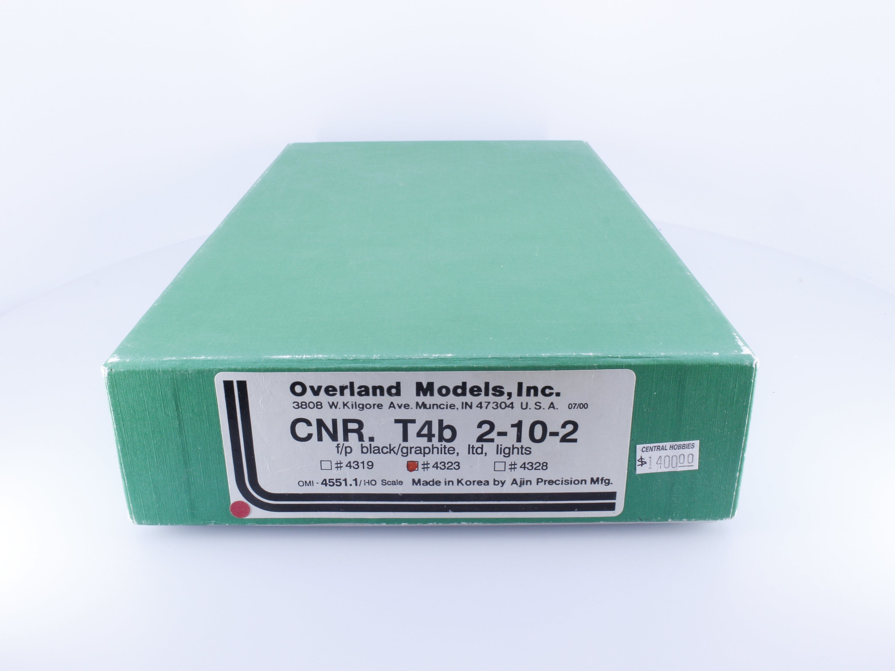 Overland / Ajin Brass 4550.1 HO CNR T4b 2-10-2 (SS-296)