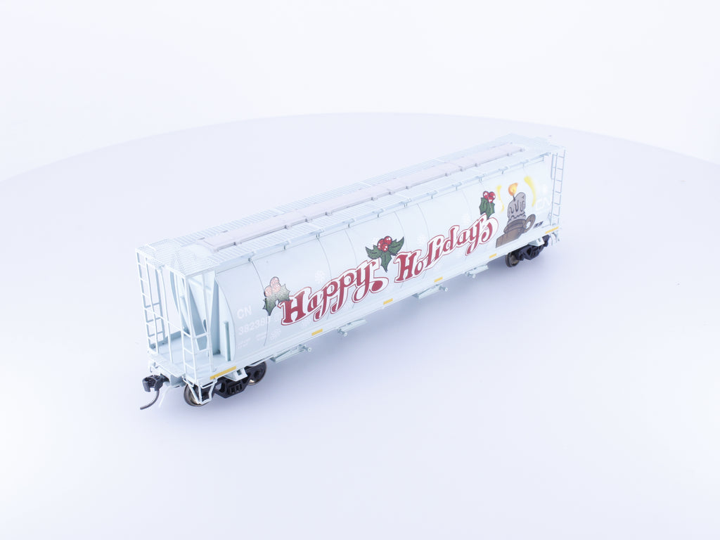 North American Railcar Corporation 11-35090001-01 HO Happy Holidays 4 Bay Hopper Car Canadian National (CN) 382380