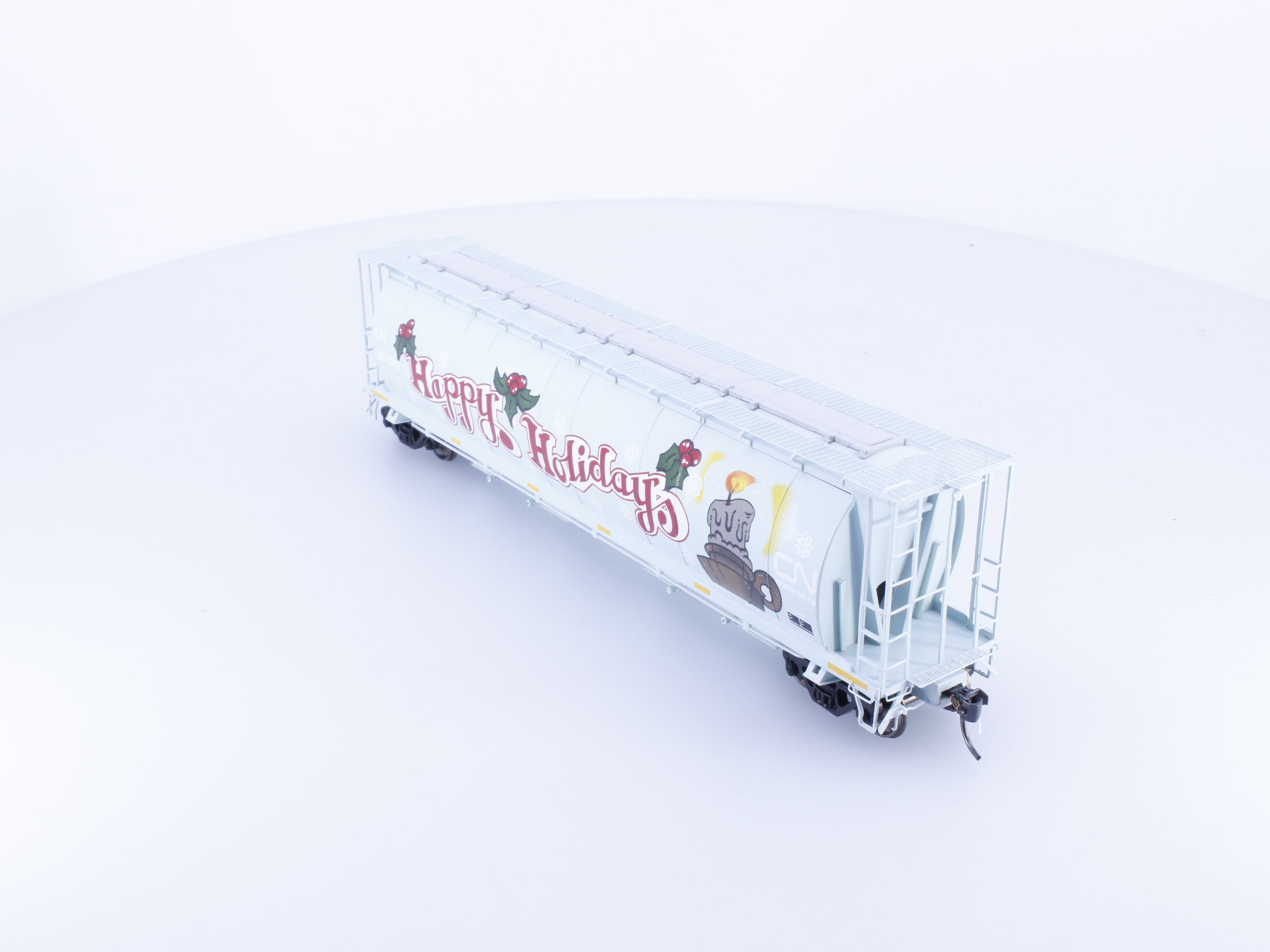 North American Railcar Corporation 11-35090001-01 HO Happy Holidays 4 Bay Hopper Car Canadian National (CN) 382380