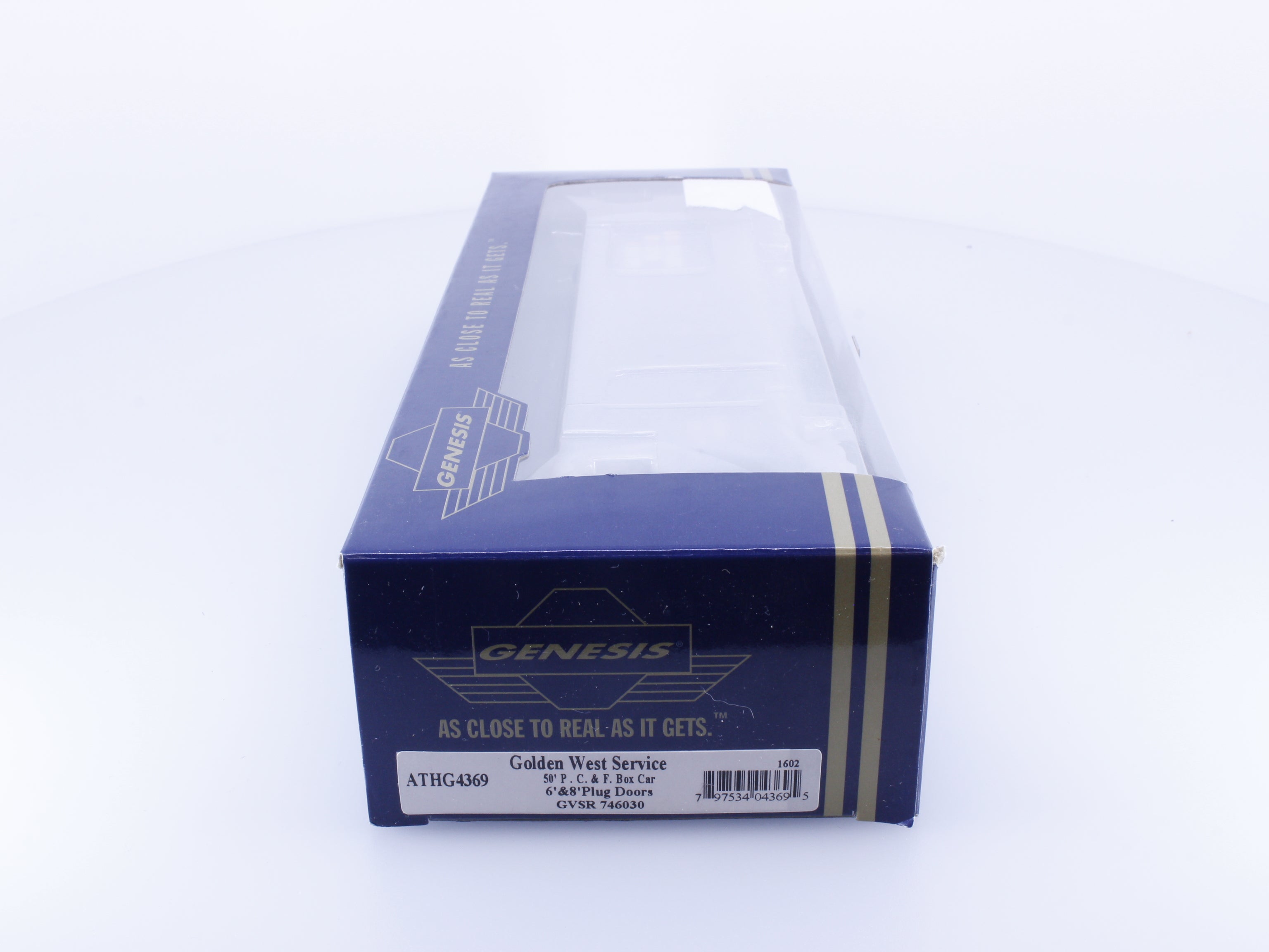Athearn ATHG4369 HO Genesis 50' PC&F Double Plug Door Boxcar Golden West Service GVSR 746030