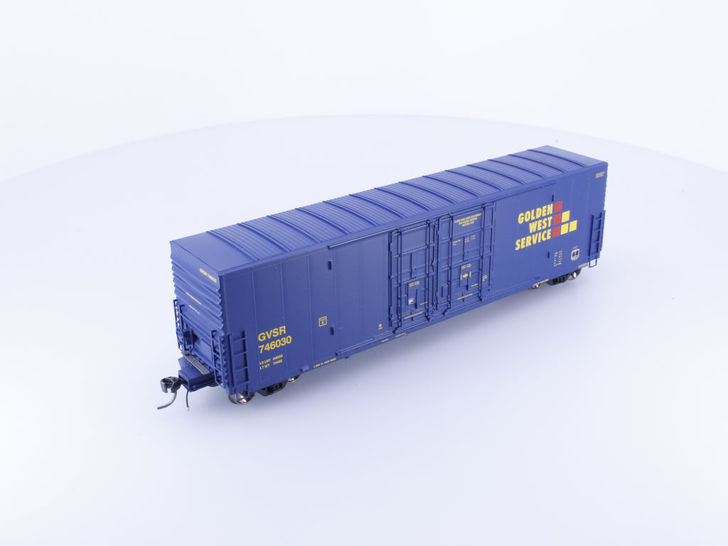 Athearn ATHG4369 HO Genesis 50' PC&F Double Plug Door Boxcar Golden West Service GVSR 746030