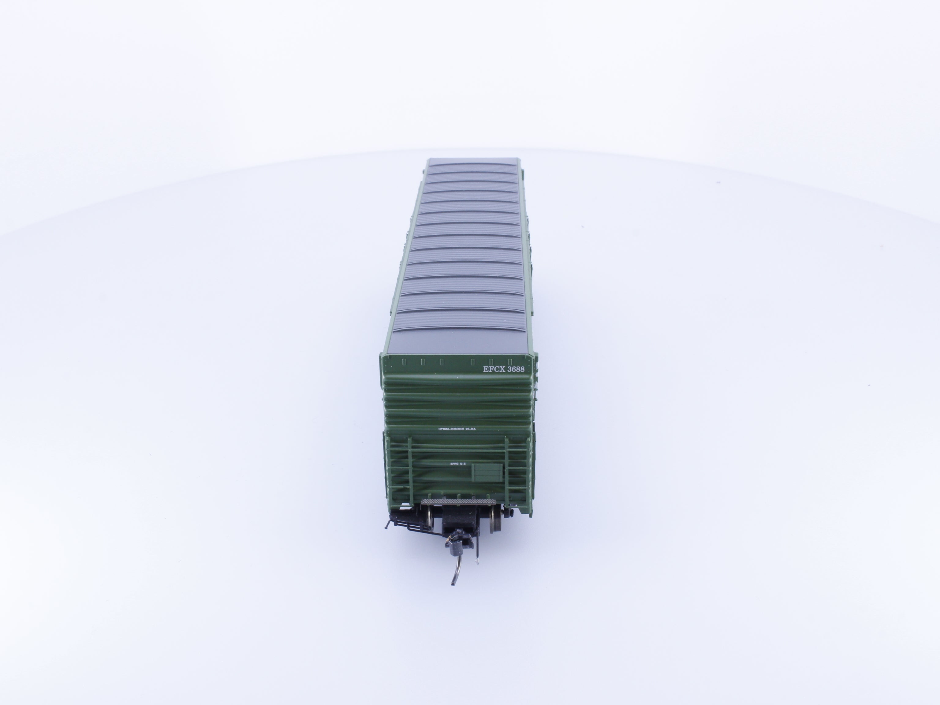 Athearn ATHG87970 HO Genesis 50' PC&F Double YSD Plug Door Boxcar with COTS Evergreen Freight Car Corp 3688