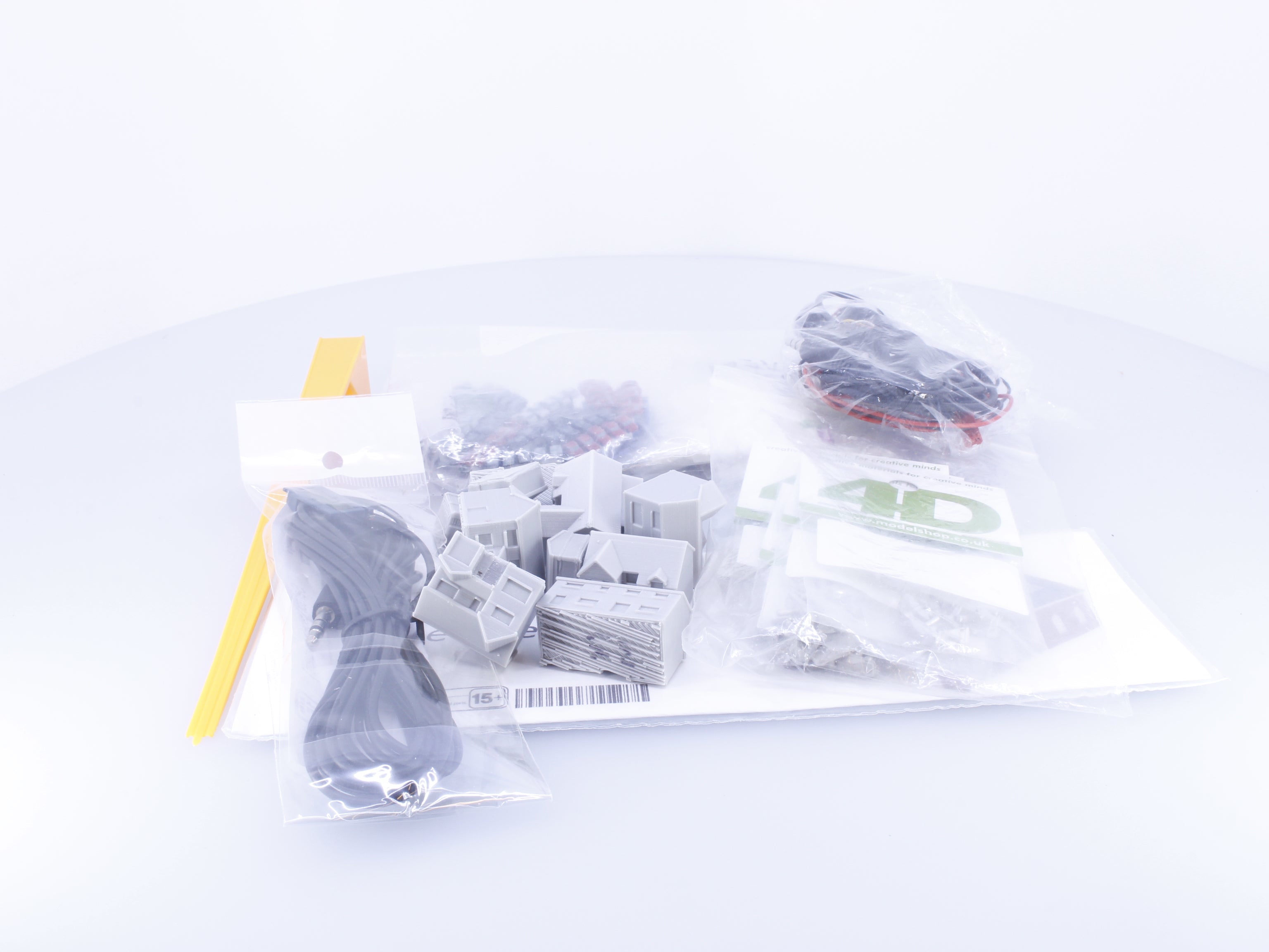 TGauge ASSORT T One Bag full of T Track, Rerailer, Connections, 3D Printed Buildings, Kits and More