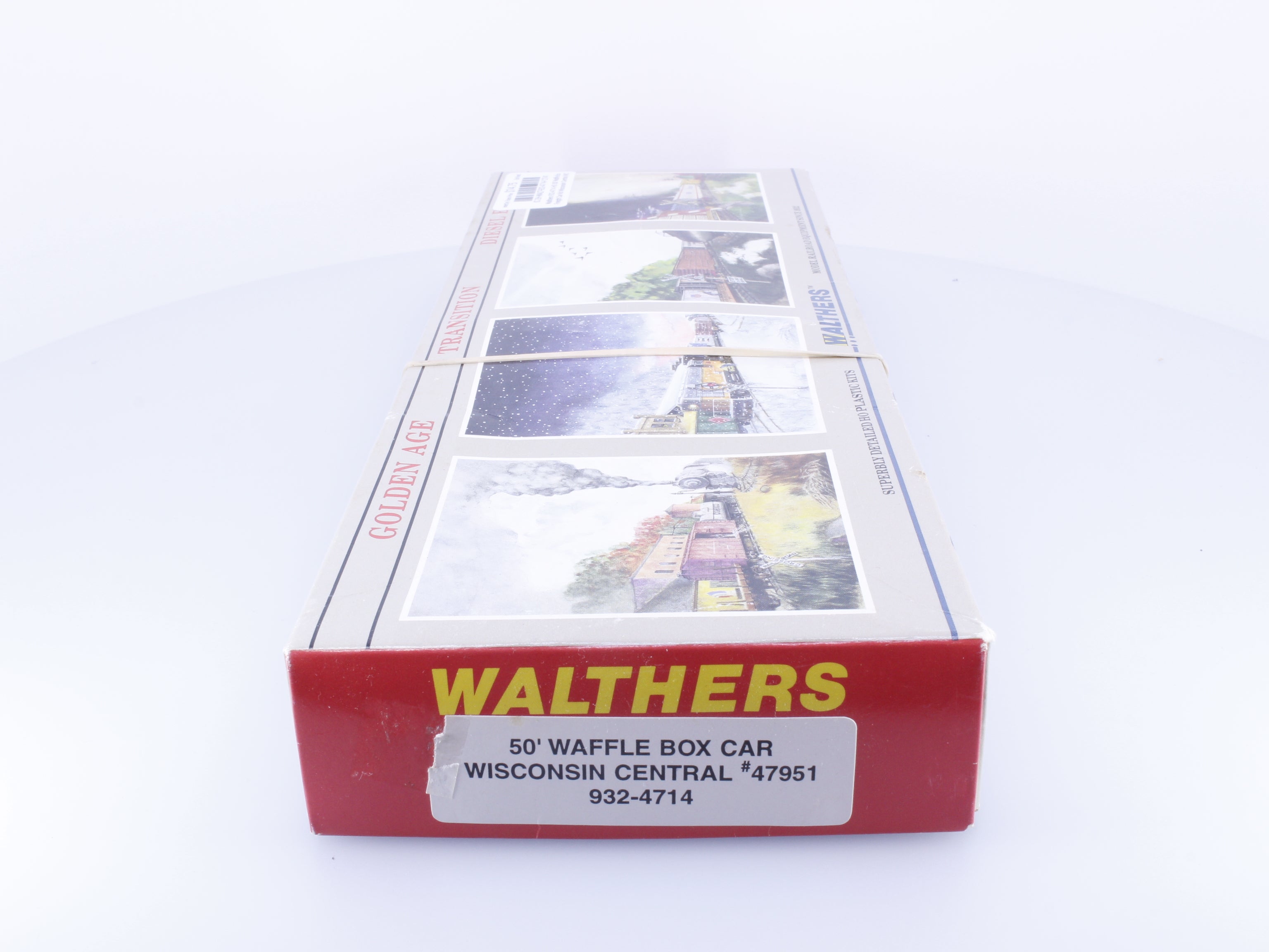 Walthers 932-4714 HO 50' Waffle Box Freight Car Kit Wisconsin Central (WC) 47951
